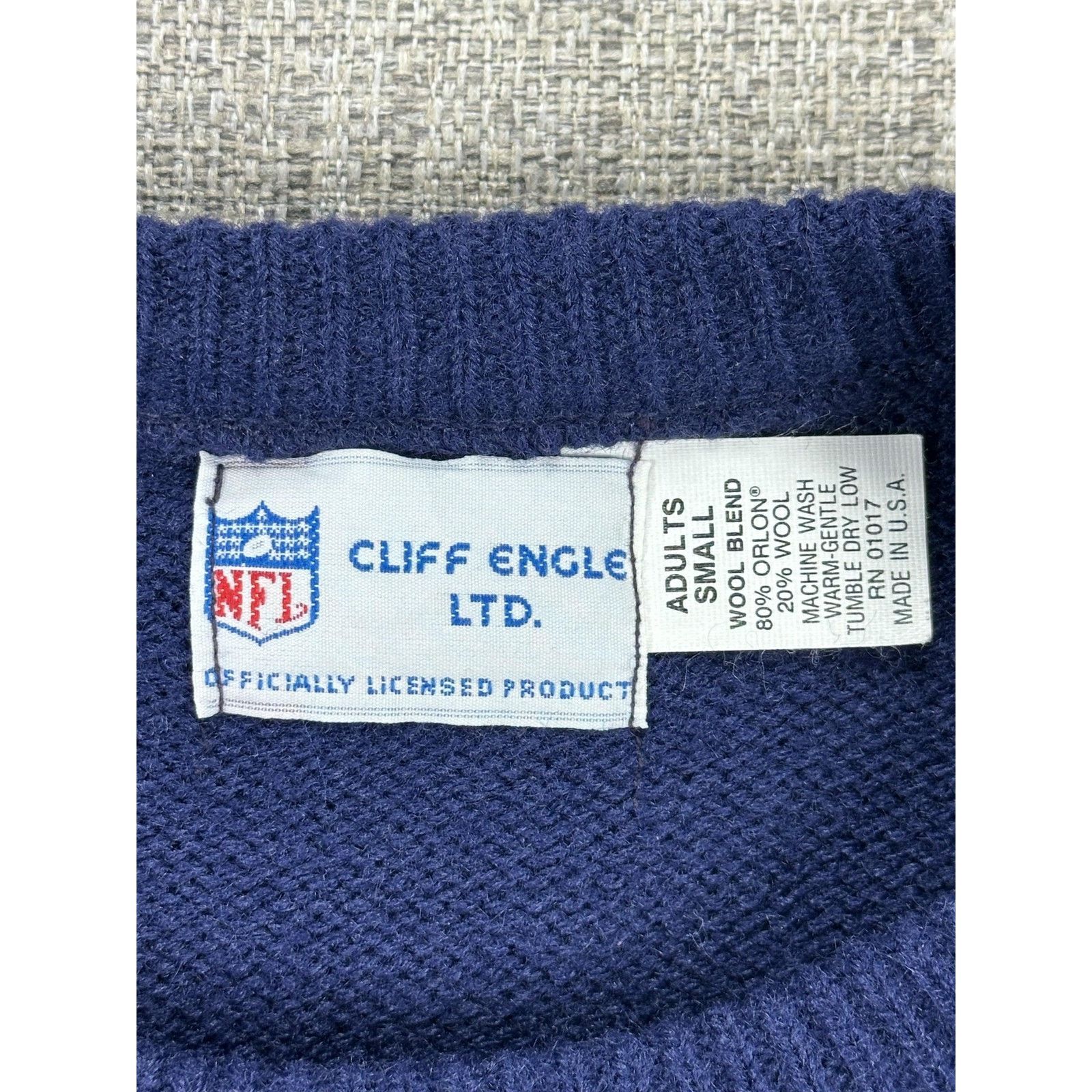 Other Dallas Cowboys Sweater Small Blue NFL Cliff Engle 90s USA Size US S / EU 44-46 / 1 - 8 Thumbnail