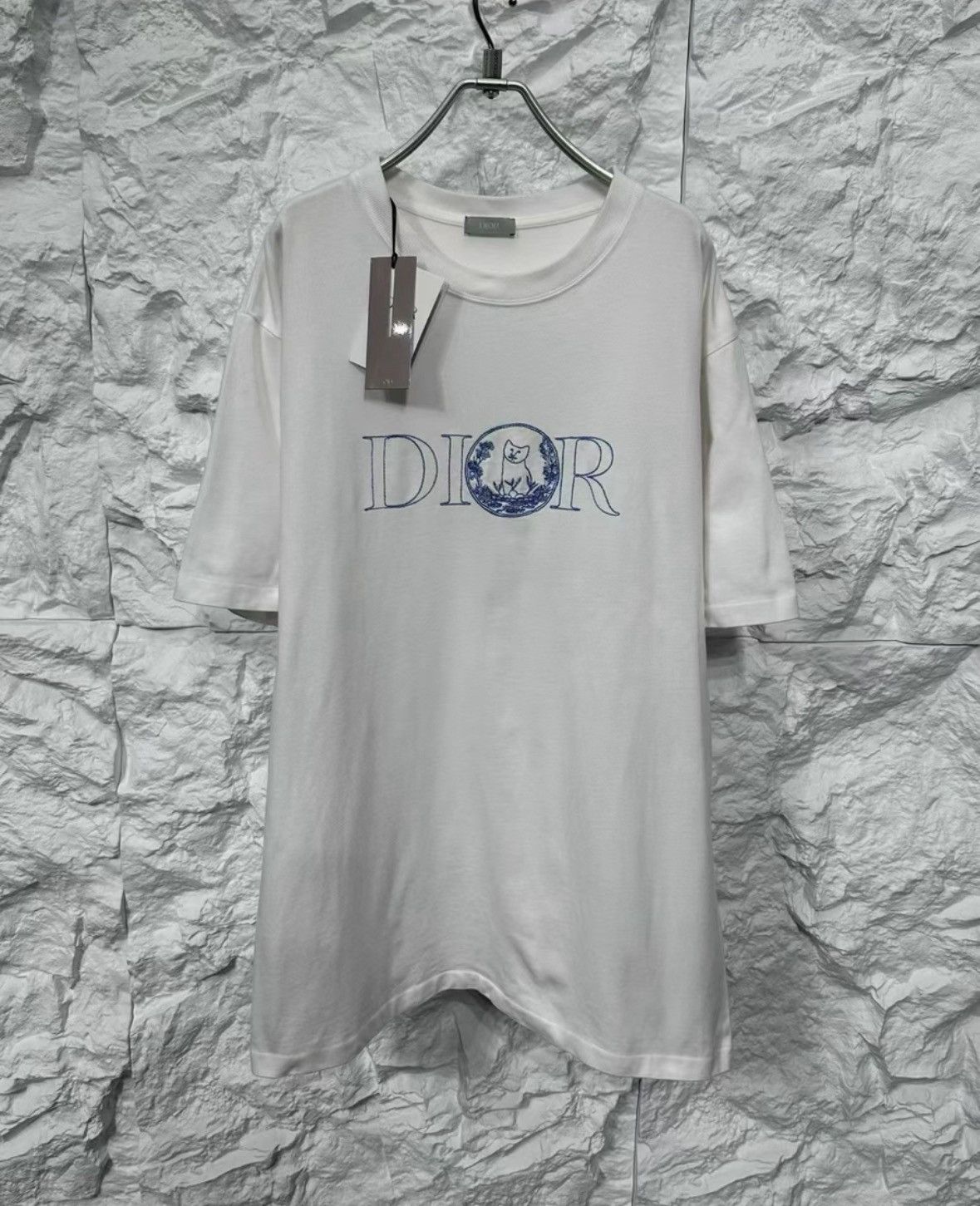 Dior Dior Men's Summer Cotton T-Shirt with Logo . Size US XXL / EU 58 / 5 - 1 Thumbnail