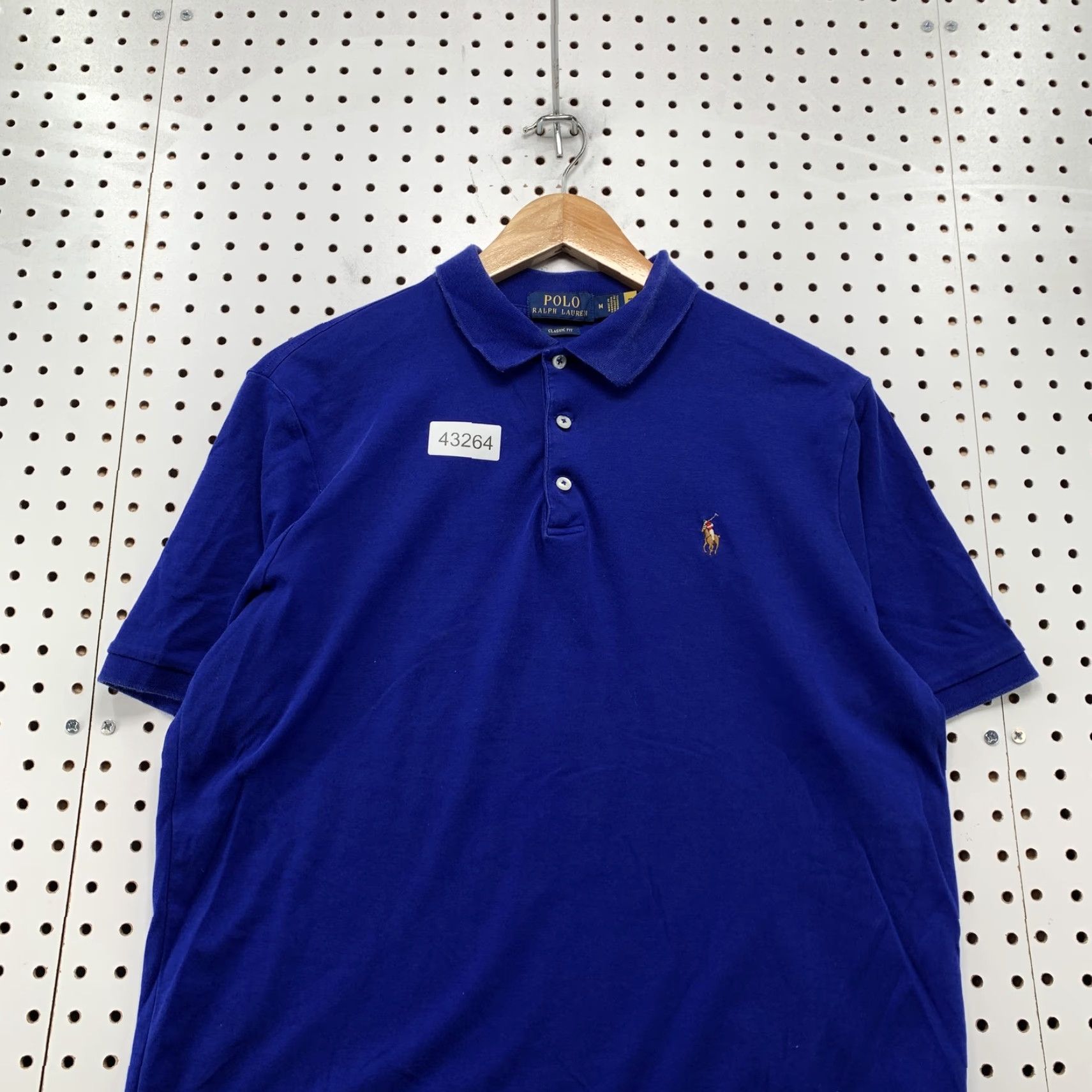 Polo Ralph Lauren Polo Ralph Lauren Short Sleeve Polo Shirt Mens Medium Blue Preppy Casual Golf Size US M / EU 48-50 / 2 - 2 Thumbnail