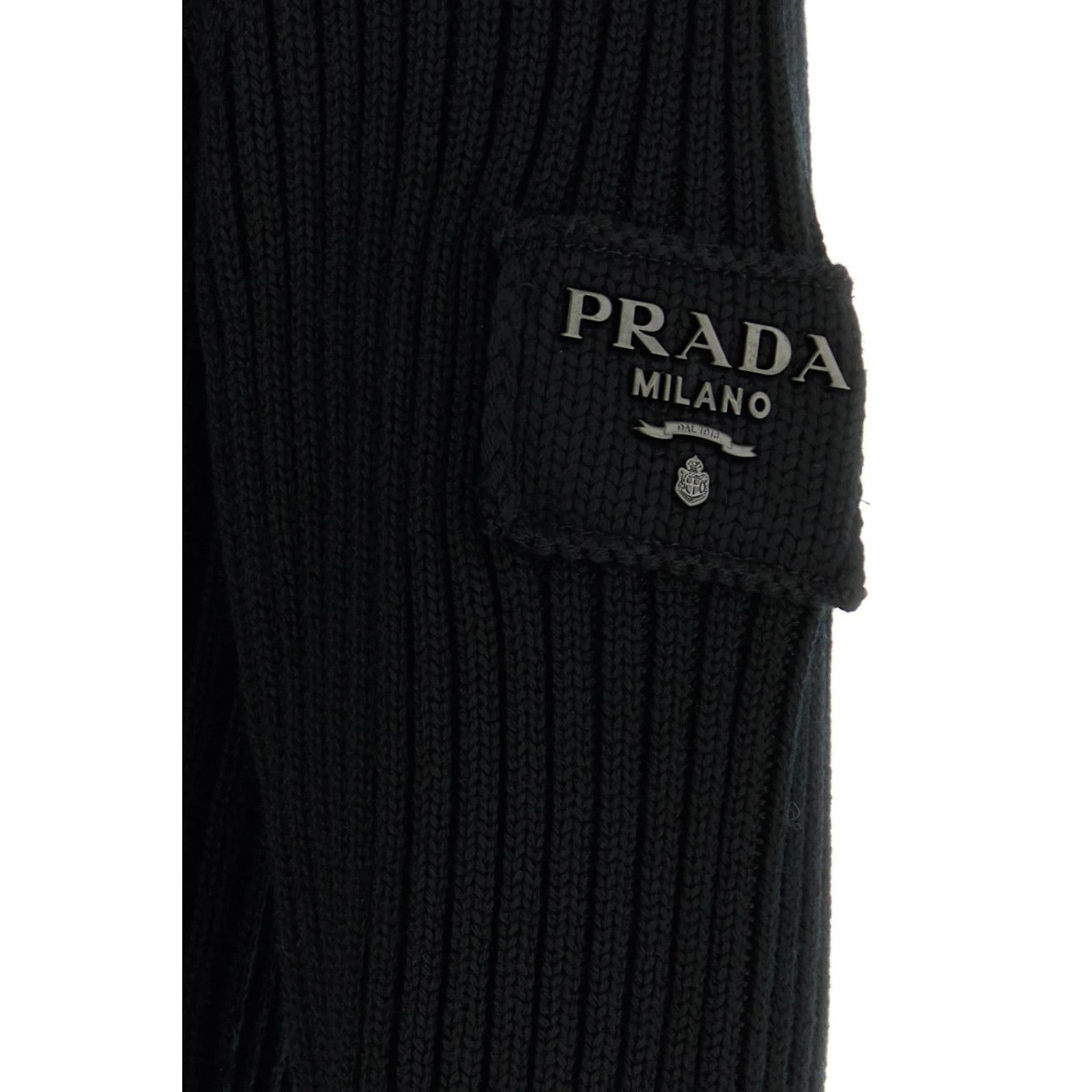 Prada PRADA Black Wool Sweater New & Authentic (Men's size:48;) Size US M / EU 48-50 / 2 - 3 Thumbnail
