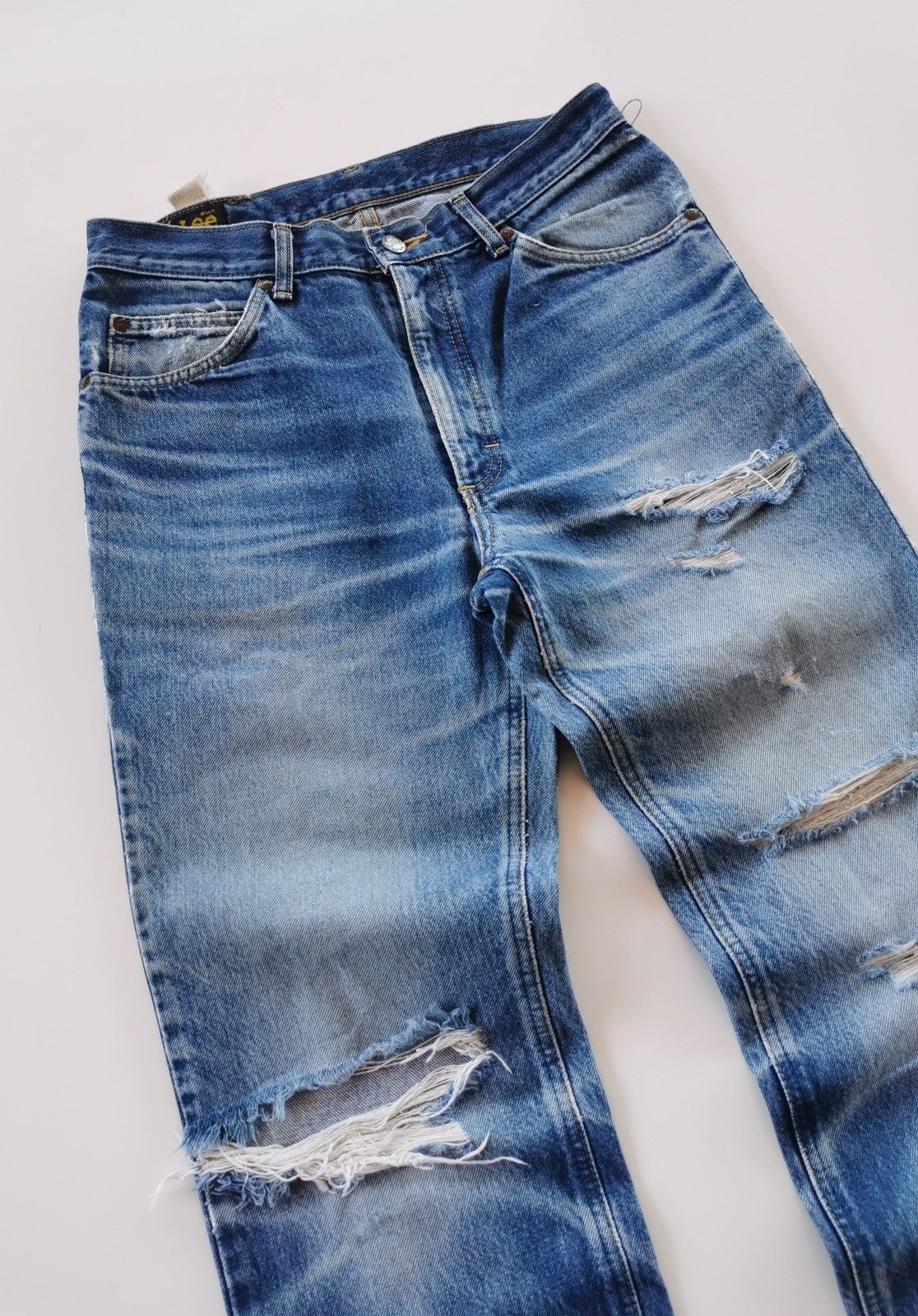 Lee Vintage Jeans Lee Style Ripped Size US 29 - 7 Thumbnail