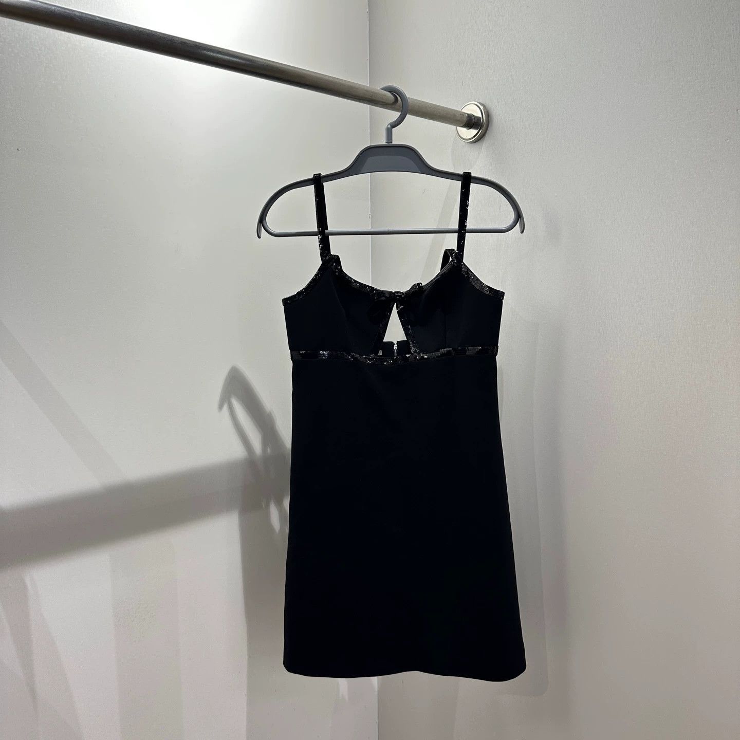 Miu Miu MiuMiu may71 Sequin Bow Cami Dress 40 Size S / US 4 / IT 40 - 1 Thumbnail
