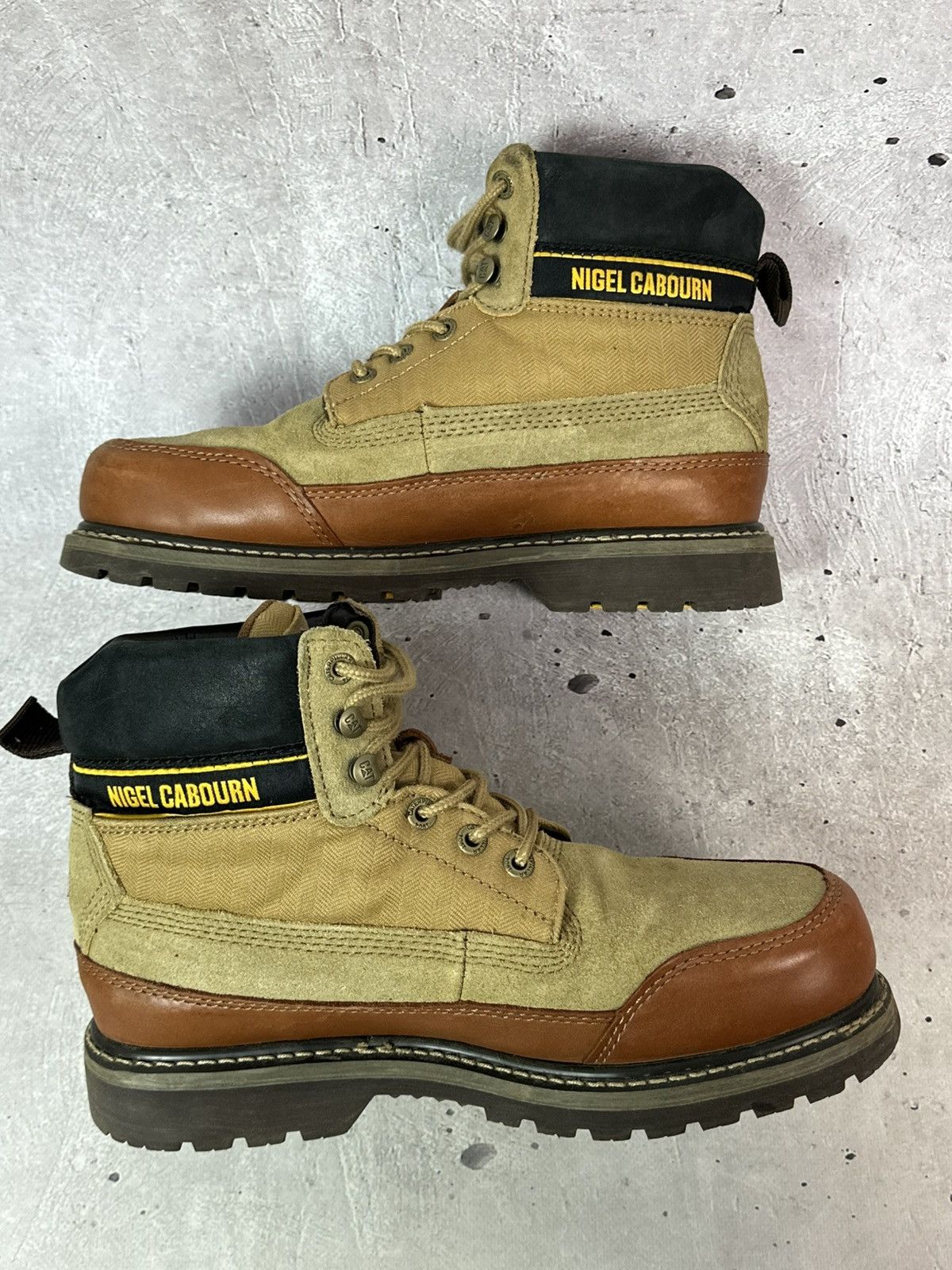 Nigel Cabourn Nigel Cabourn x Caterpillar Unisex leather Brown Utah Boots Size US 9.5 / EU 42-43 - 8 Thumbnail