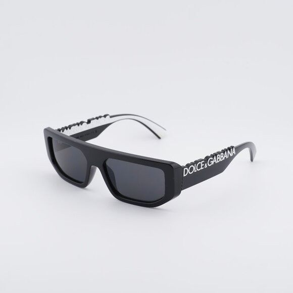 Dolce & Gabbana DG6203 501/87 Sunglasses Shiny Black