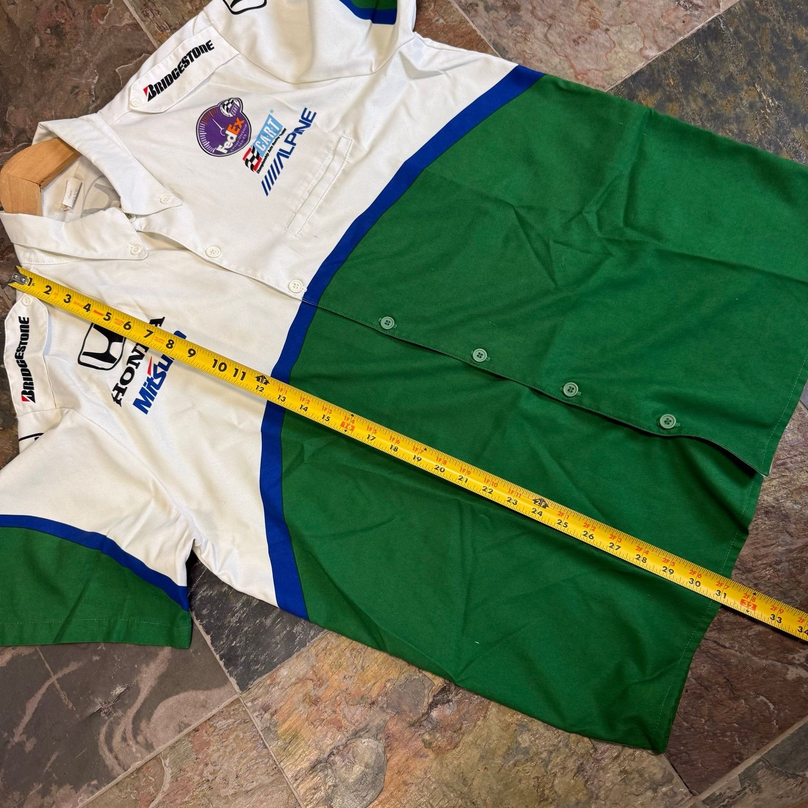 Vintage 02 Cart FedEx Series Honda Racing Fernandez Team Crew Shirt Size US XL / EU 56 / 4 - 8 Thumbnail