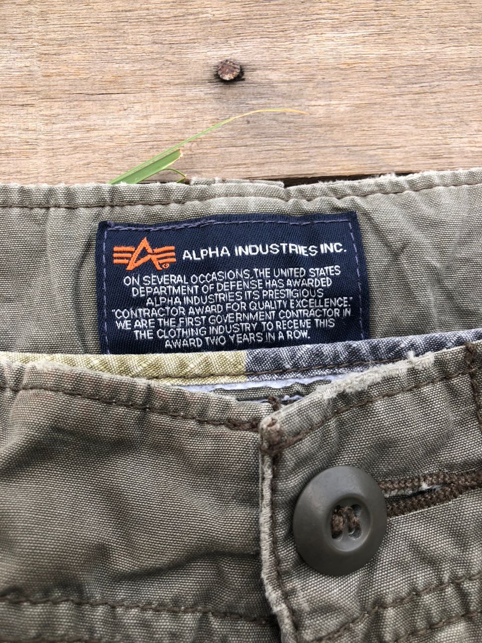 Alpha Industries Vintage Alpha Industries Short Pants Distressed Style Size US 32 / EU 48 - 3 Thumbnail