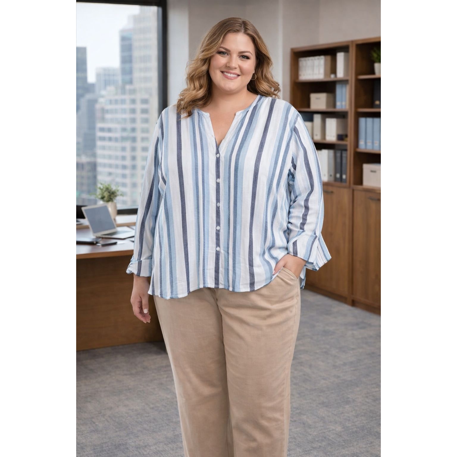 Other Womens Plus Size XXL Bundle of Blouses and Trousers Set Q02 Size XXL / US 16-18 / IT 52-54 - 1 Thumbnail