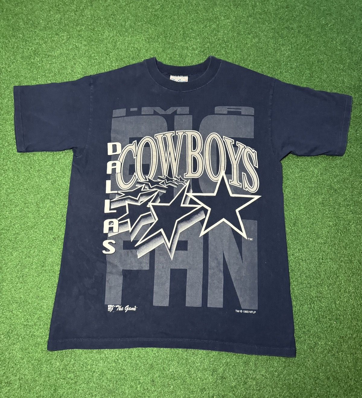 Starter Vintage 90s Dallas Cowboys RARE Big Fan Large T Shirt Size US L / EU 52-54 / 3 - 1 Thumbnail