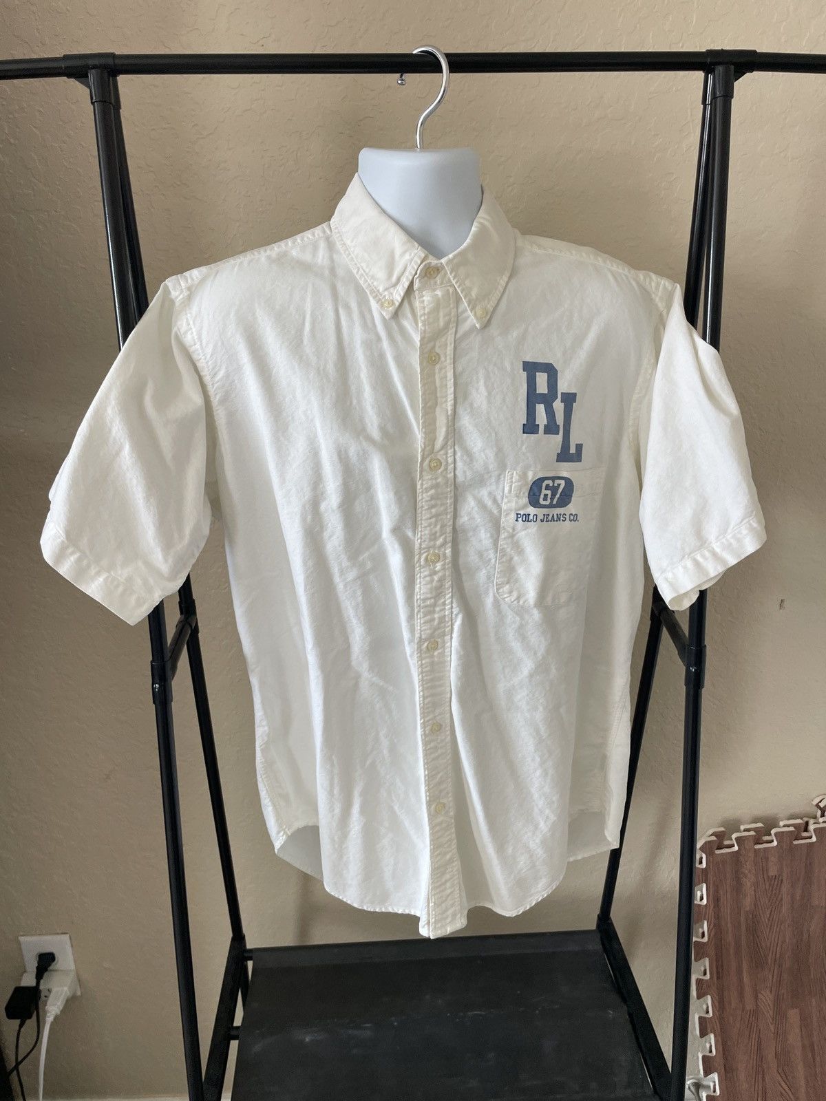 RL Jeans Co 67 SS button down shirt