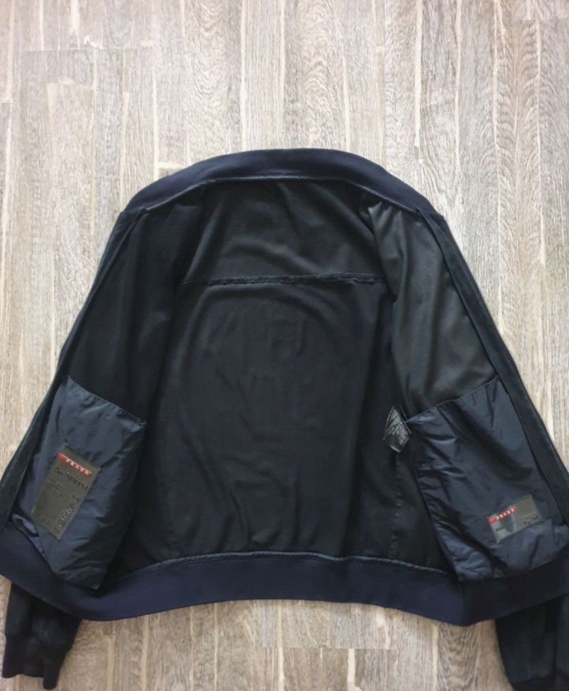 Prada Prada Leather Suede Bomber Jacket Size US L / EU 52-54 / 3 - 4 Thumbnail