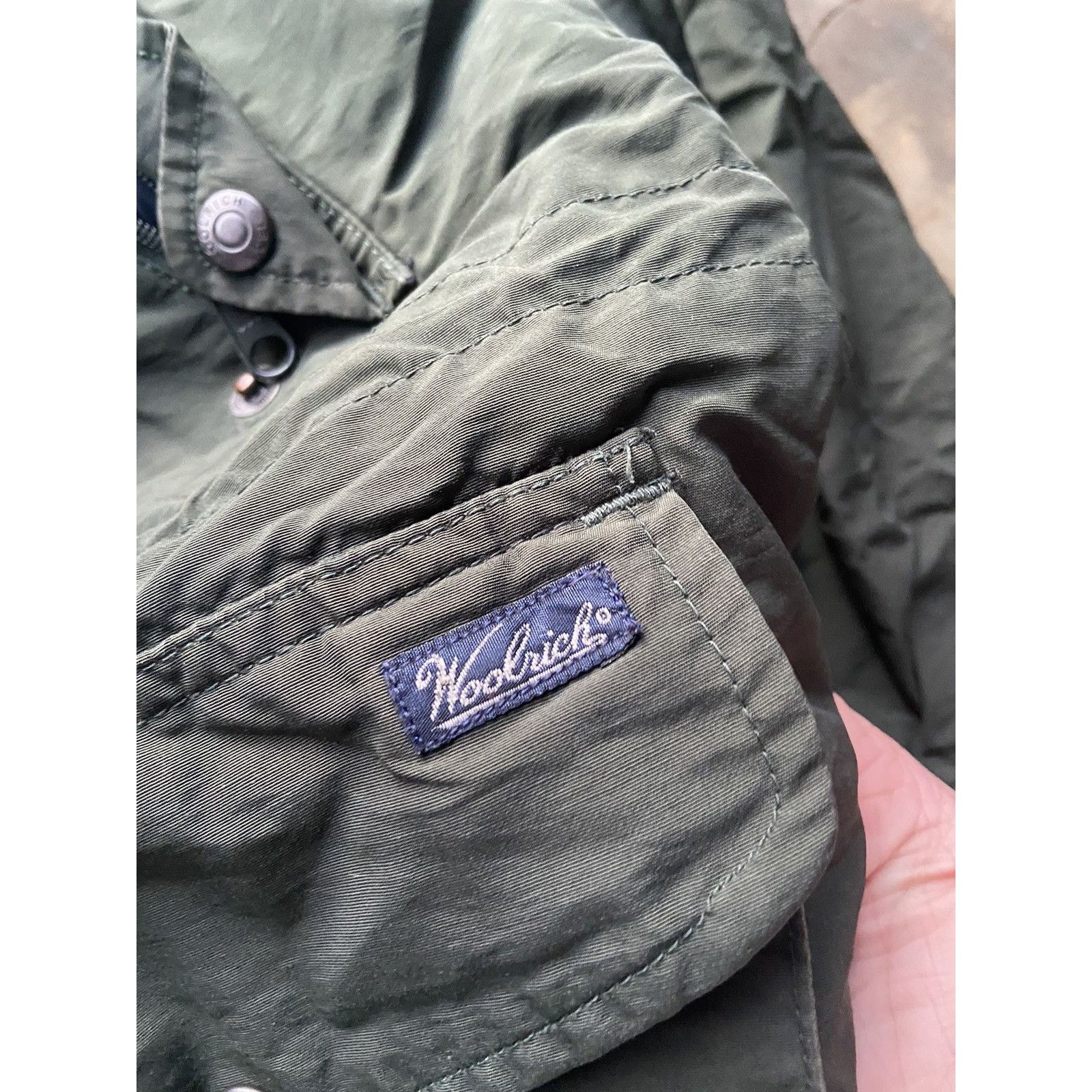 Carhartt × Vintage × Woolrich Woolen Mills Vintage 90s Boxy Woolrich Plaid Lined Winter Jacket Size US XL / EU 56 / 4 - 3 Thumbnail
