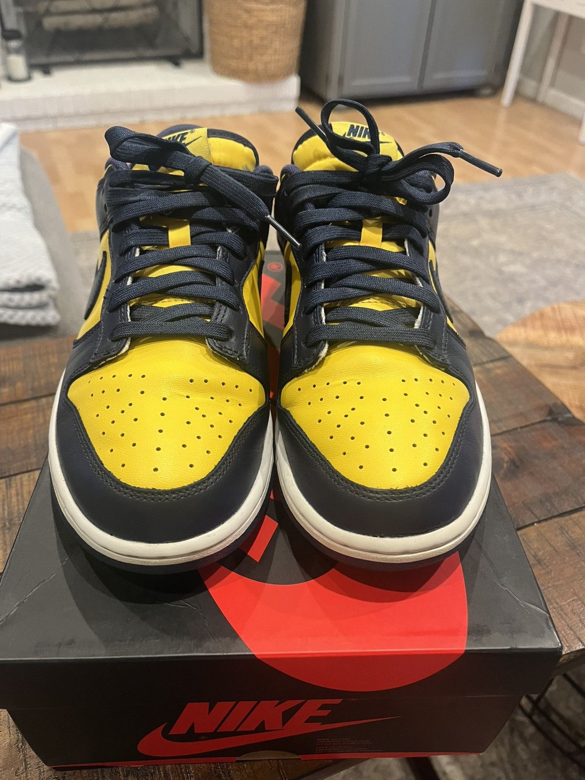 Nike Nike Dunk Low “Michigan” size 8 Size US 8 / EU 41 - 5 Thumbnail