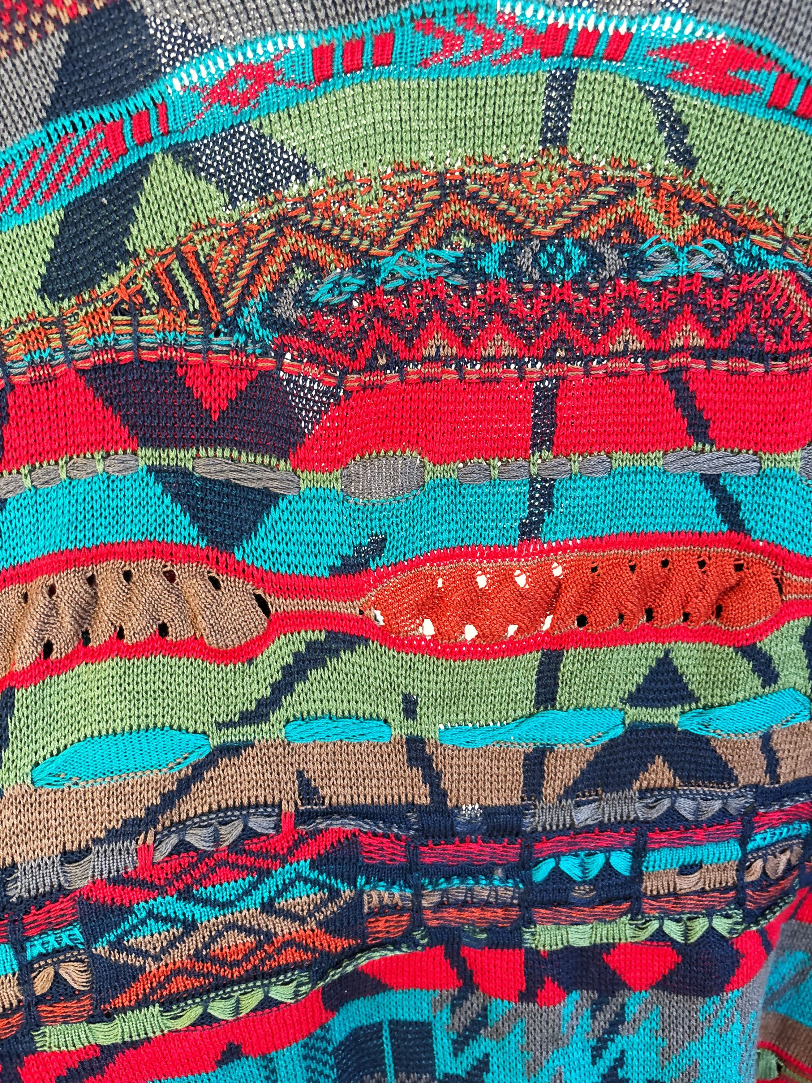 Coogi Vintage COOGI Cotton Cardigan – Size L Size US L / EU 52-54 / 3 - 7 Thumbnail