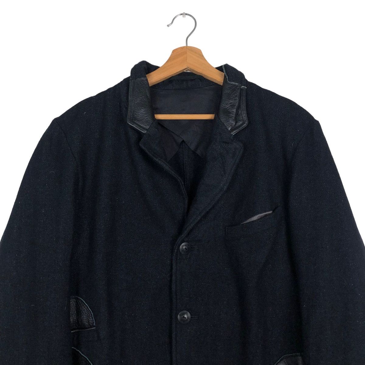 Issey Miyake 🔥Vintage Journal Standard Homestead Chore Jacket Leather Size US L / EU 52-54 / 3 - 3 Thumbnail