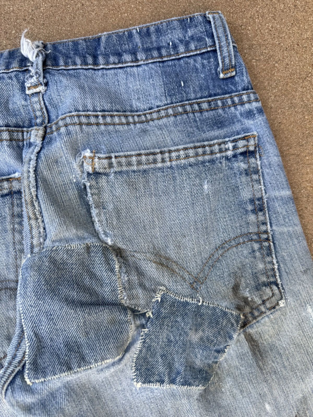 Levi's Vtg 70’s Levi’s 684 Orange Tab Bellbottom Denim Jeans 28x30 Size US 28 / EU 44 - 8 Thumbnail