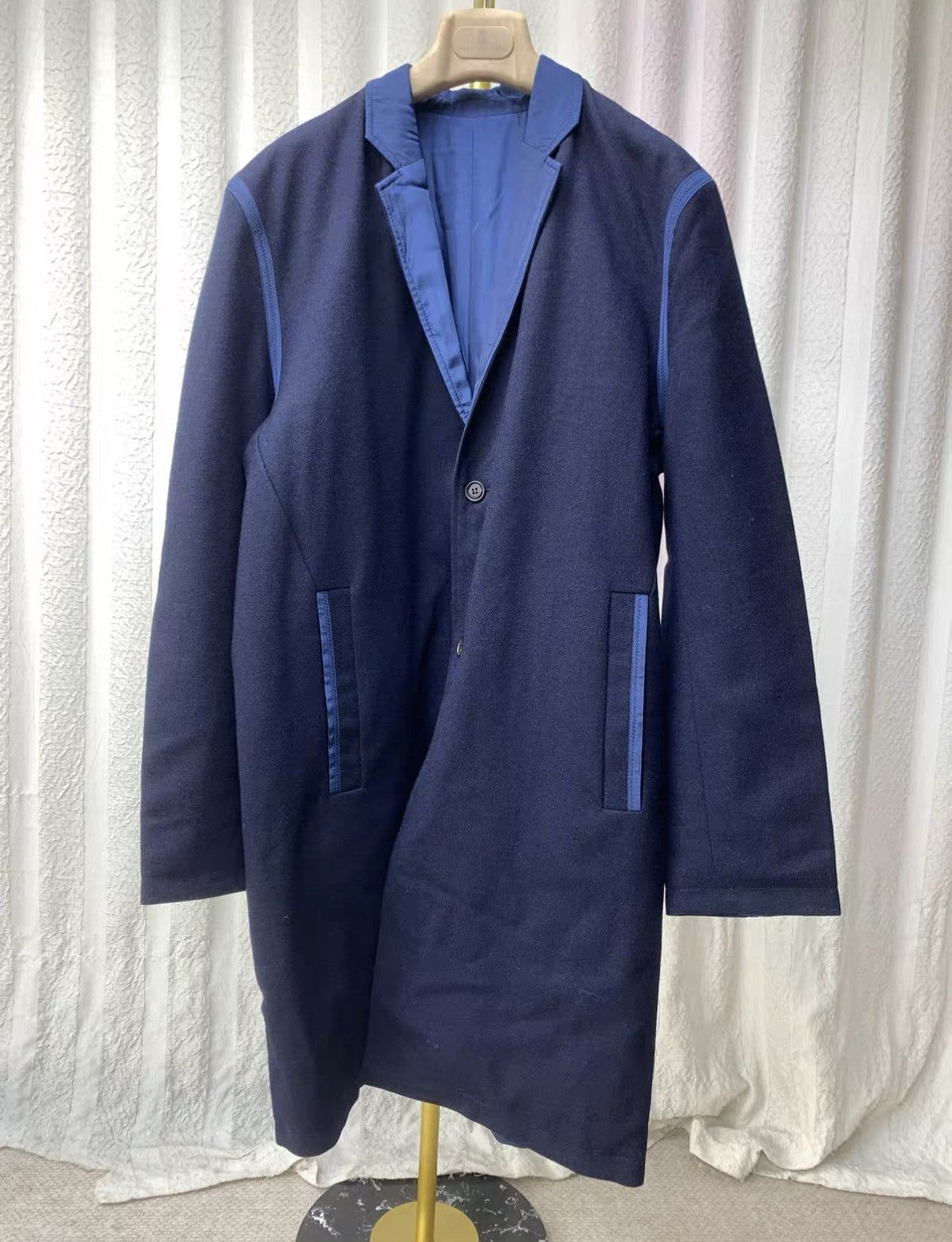 Brunello Cucinelli BRUNELLO CUCINELLI Reversible Nylon & Wool Coat Size US M / EU 48-50 / 2 - 3 Thumbnail