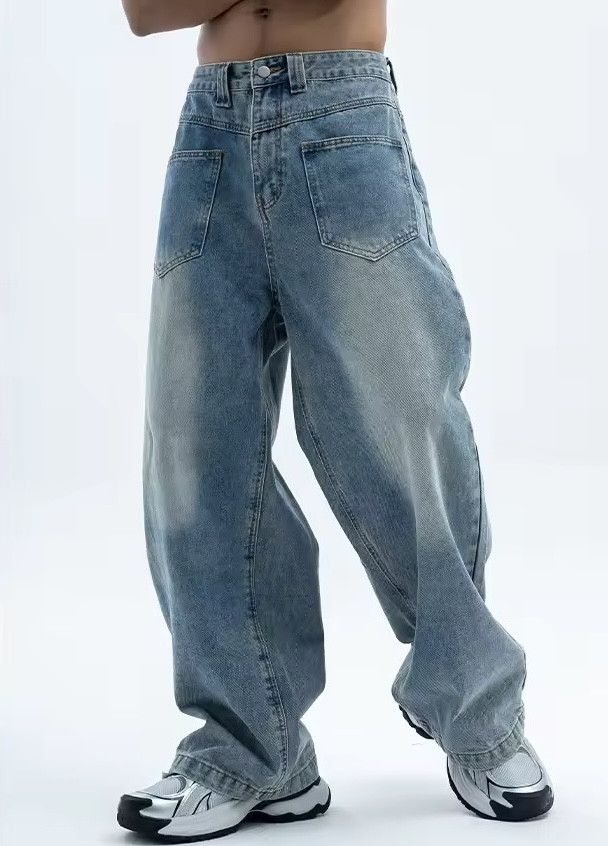Japanese Brand × Jean Trendy men's casual straight jean Size US 28 / EU 44 - 3 Thumbnail