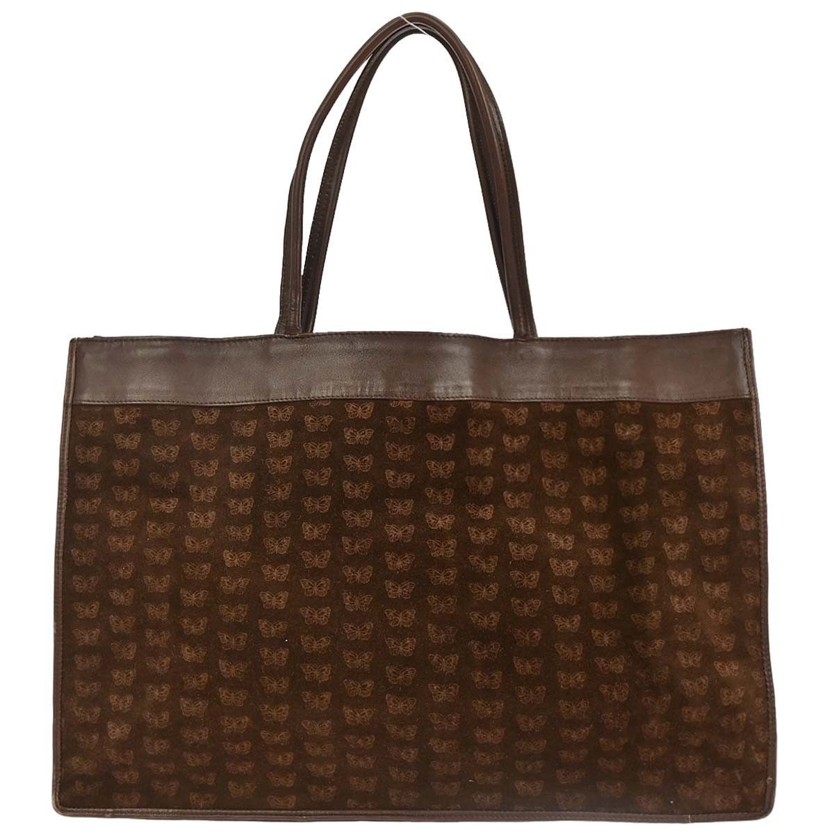 Bottega Veneta Bottega Veneta Butterfly Handle Tote Suede Size ONE SIZE - 1 Thumbnail