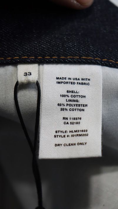Helmut Lang o1rshd1 Turn up Jean RAW Denim Jeans in Blue Size US 32 / EU 48 - 16 Thumbnail