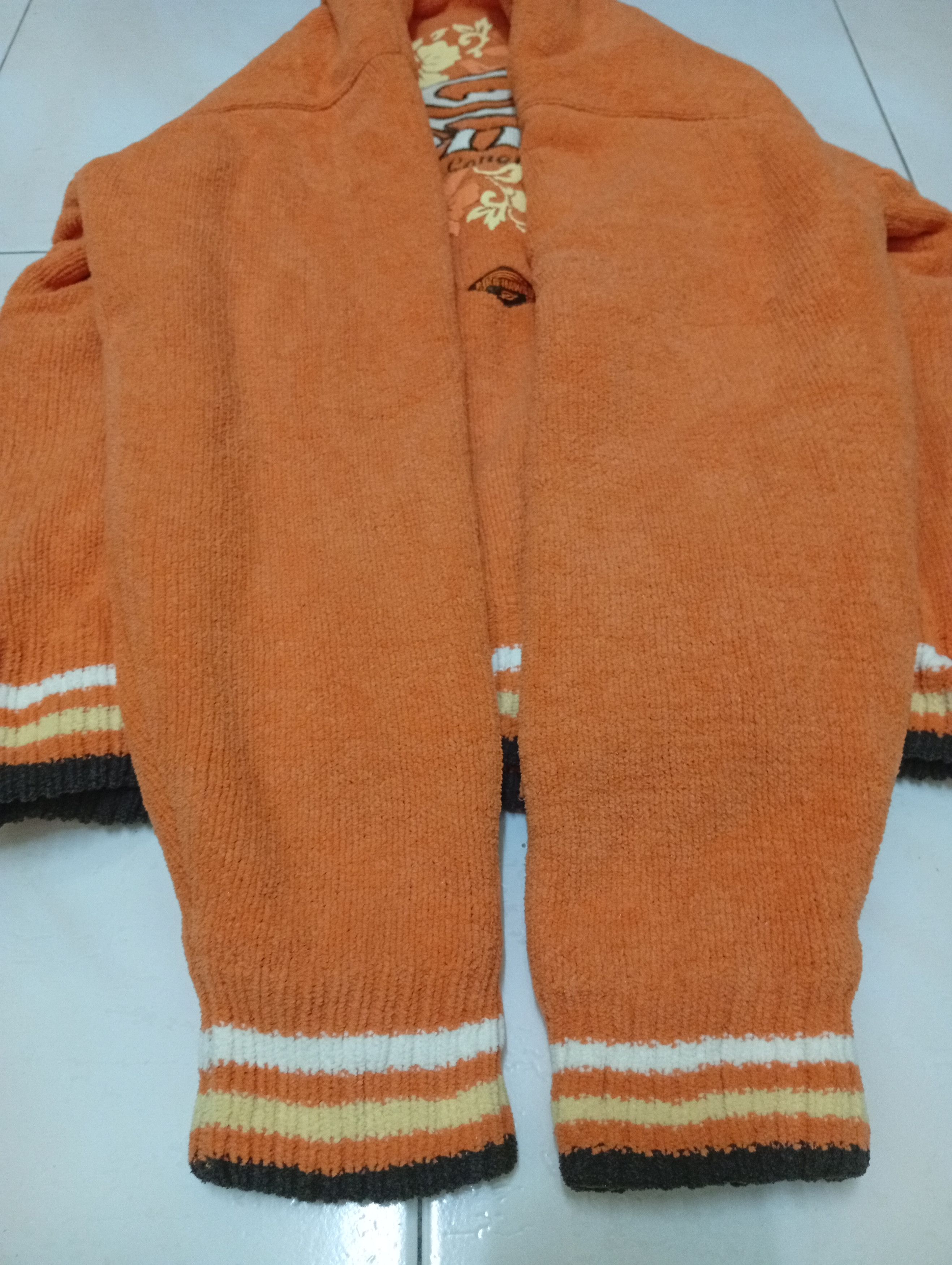 Japanese Brand vintage piko X Hawaiian surf X knitted fleece jacket Size US L / EU 52-54 / 3 - 14 Thumbnail