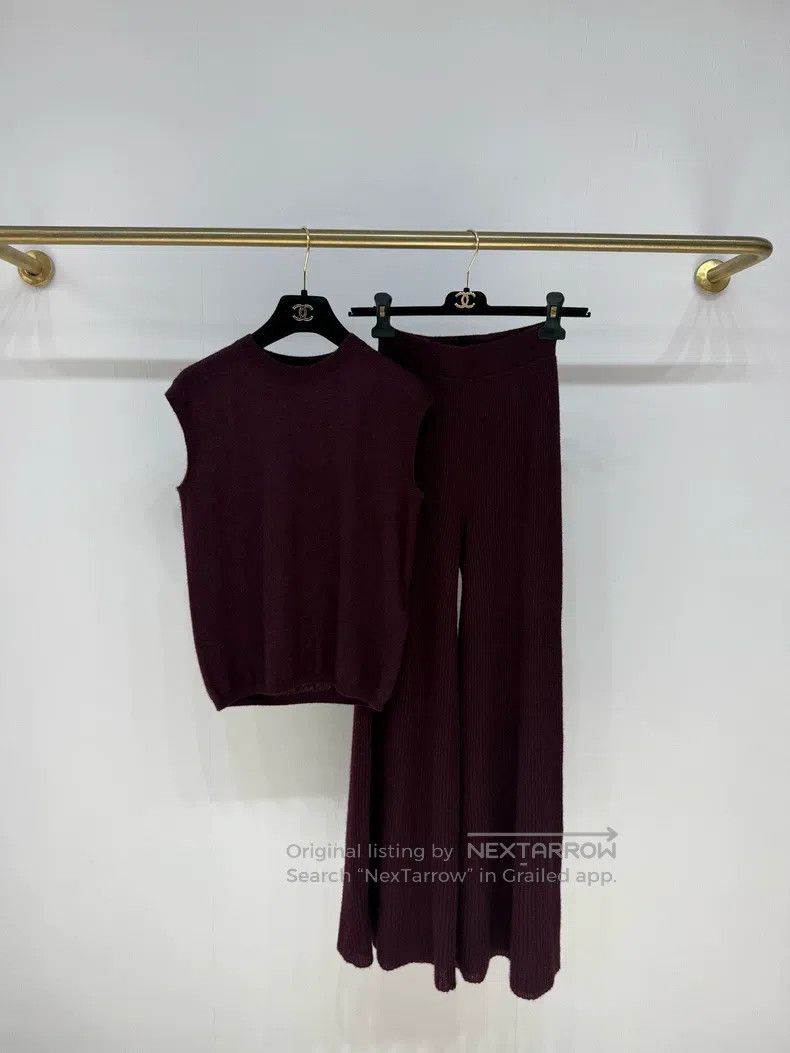 Loro Piana Loro Piana 24FW Autumn/Winter Pomegranate Red Silk Cashmer Size XS / US 0-2 / IT 36-38 - 7 Thumbnail