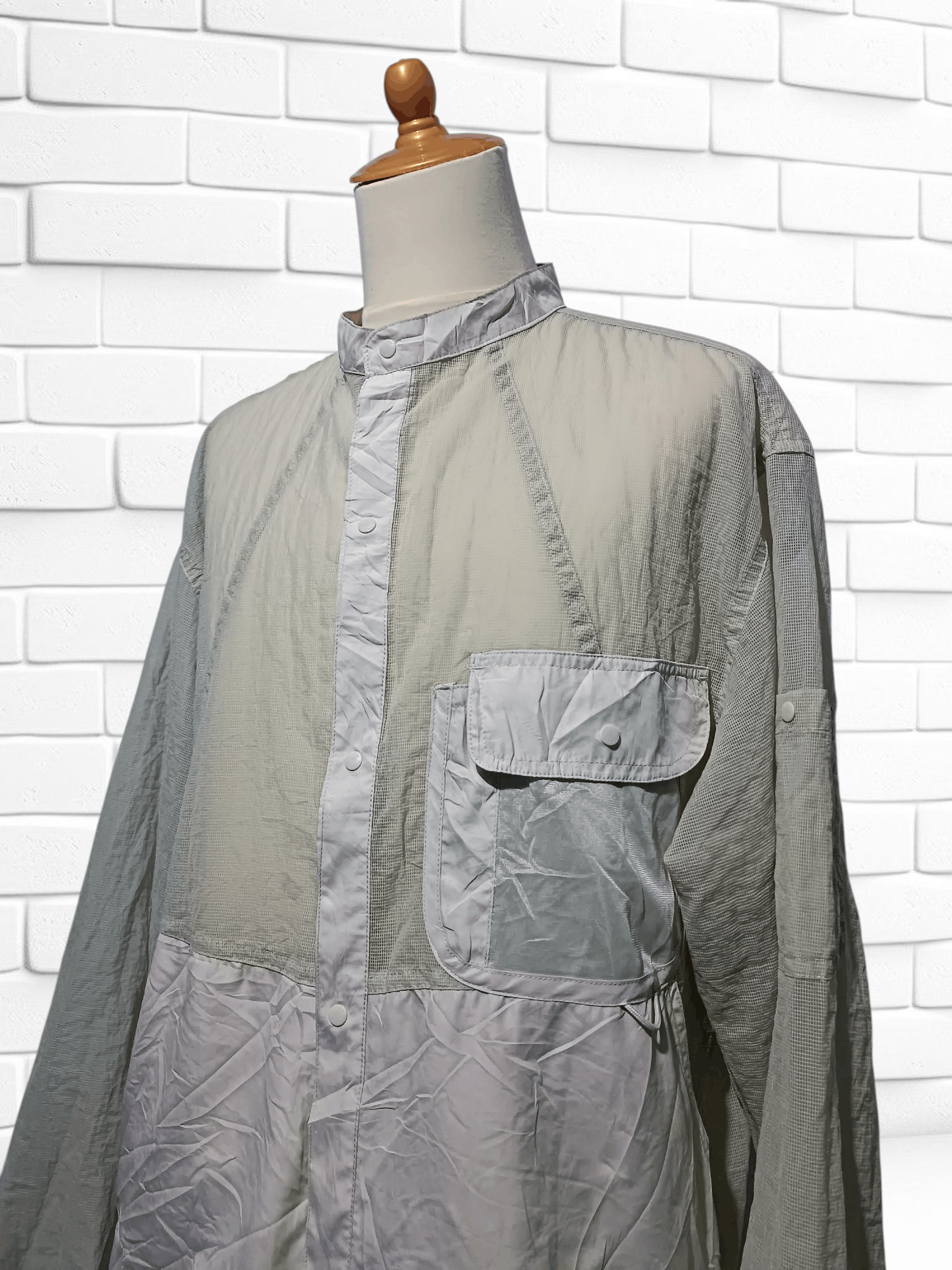 Japanese Brand Japanese Brand Semi Transparent Style Membrane Stone Island Size US XL / EU 56 / 4 - 3 Thumbnail