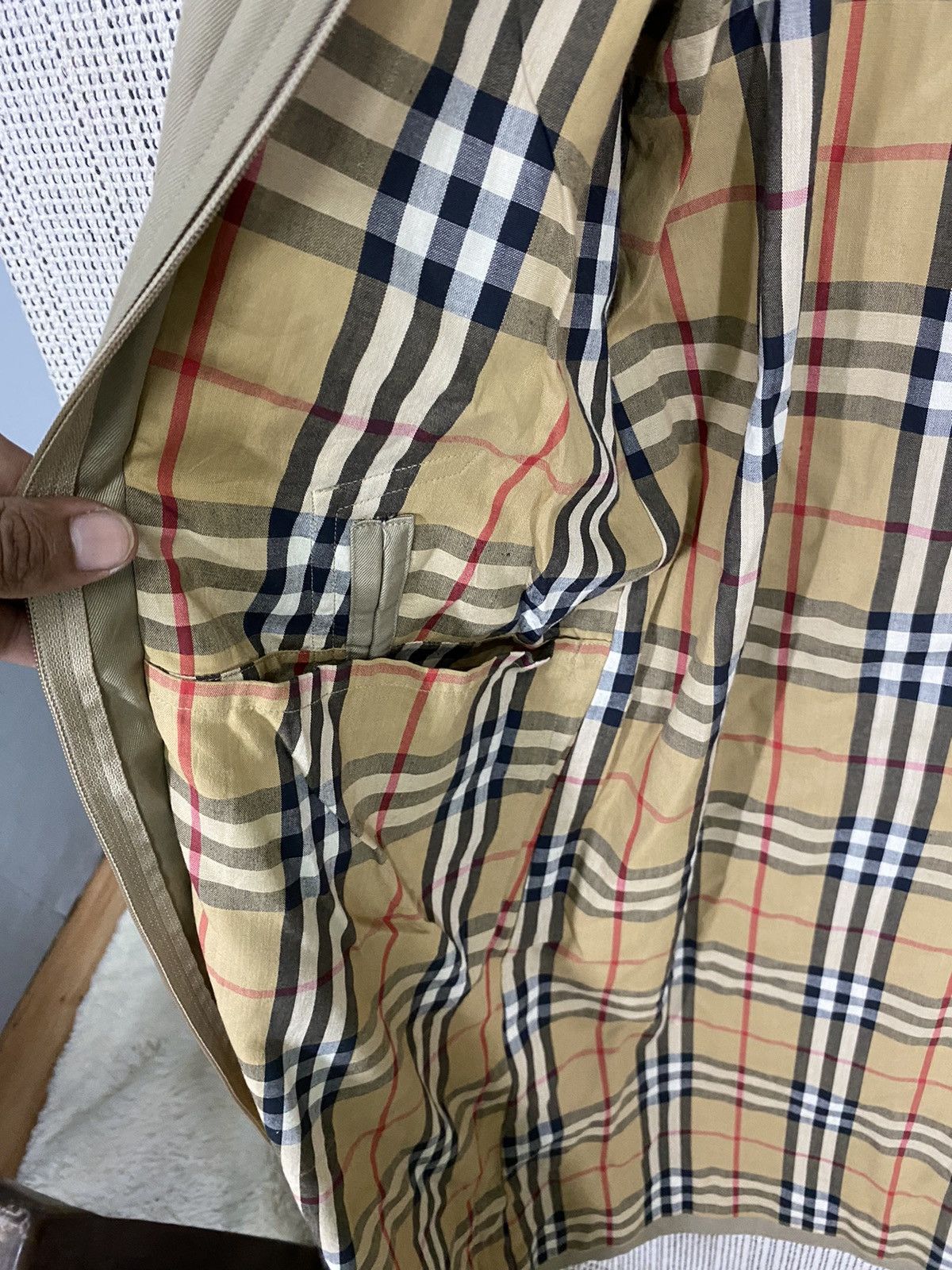 Burberry × Burberry Prorsum × Designer Vintage Burberry nova check long jacket Size US M / EU 48-50 / 2 - 9 Thumbnail