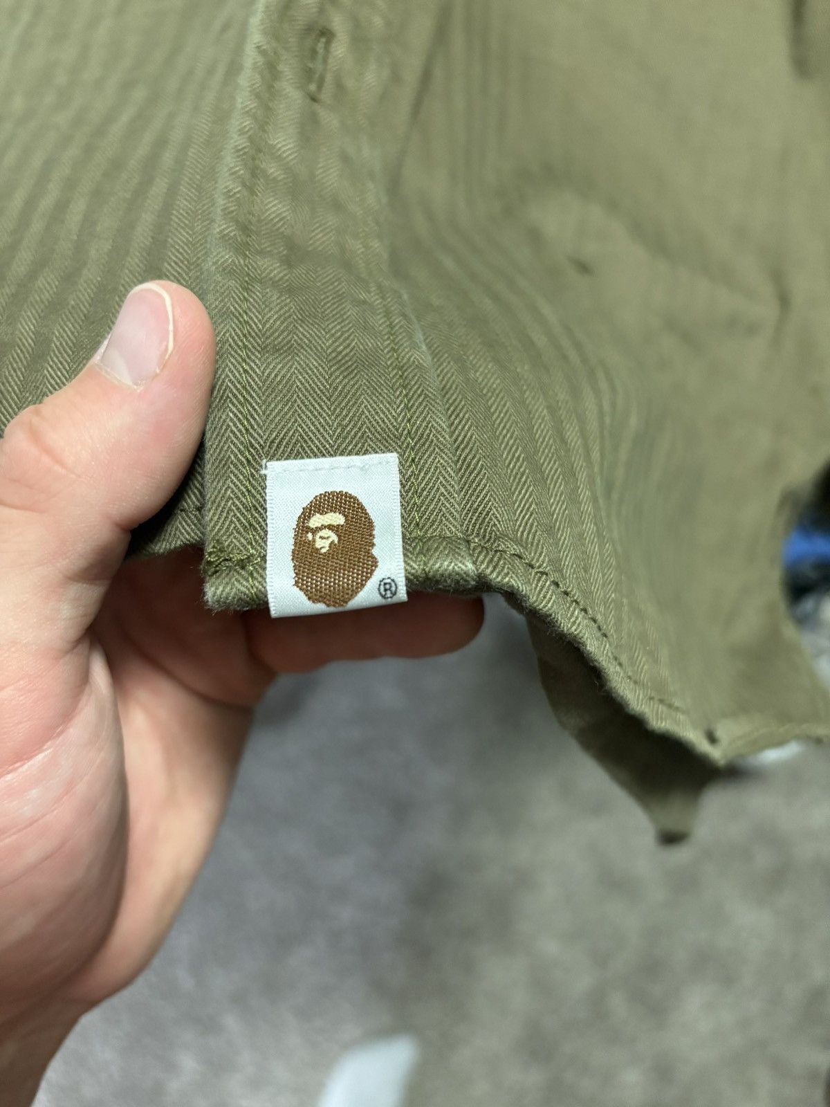Bape (Bape) Task button up with zippers (rare) Size US L / EU 52-54 / 3 - 4 Thumbnail