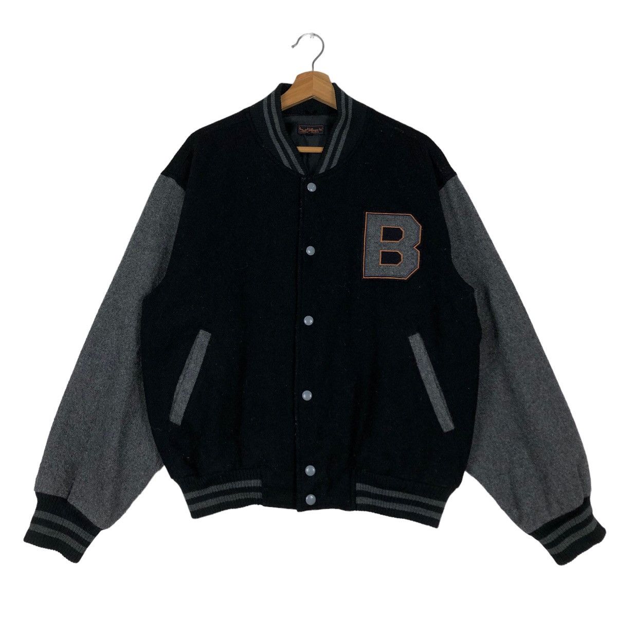 Japanese Brand 🔥90’s Vintage Varsity Jacket Hillhouse Japan Issey Miyake Size US M / EU 48-50 / 2 - 1 Thumbnail