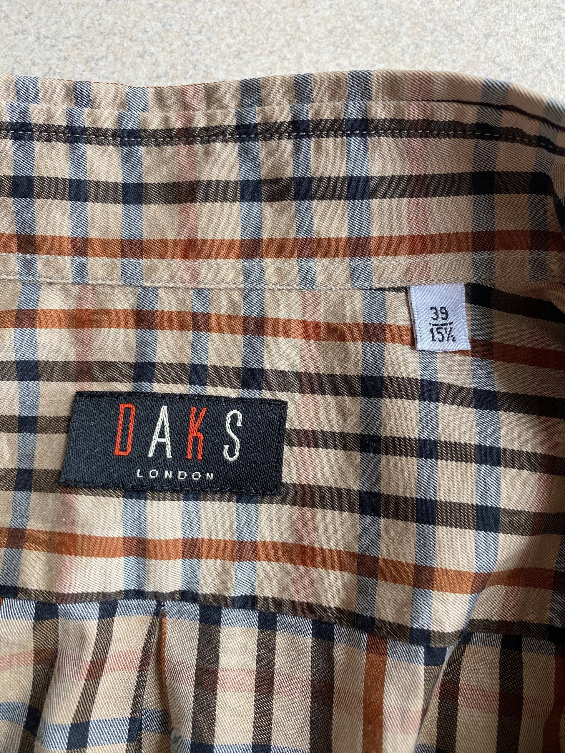 DAKS DAKS London Signature House Check Button-Down Shirt Size M Size US M / EU 48-50 / 2 - 9 Thumbnail