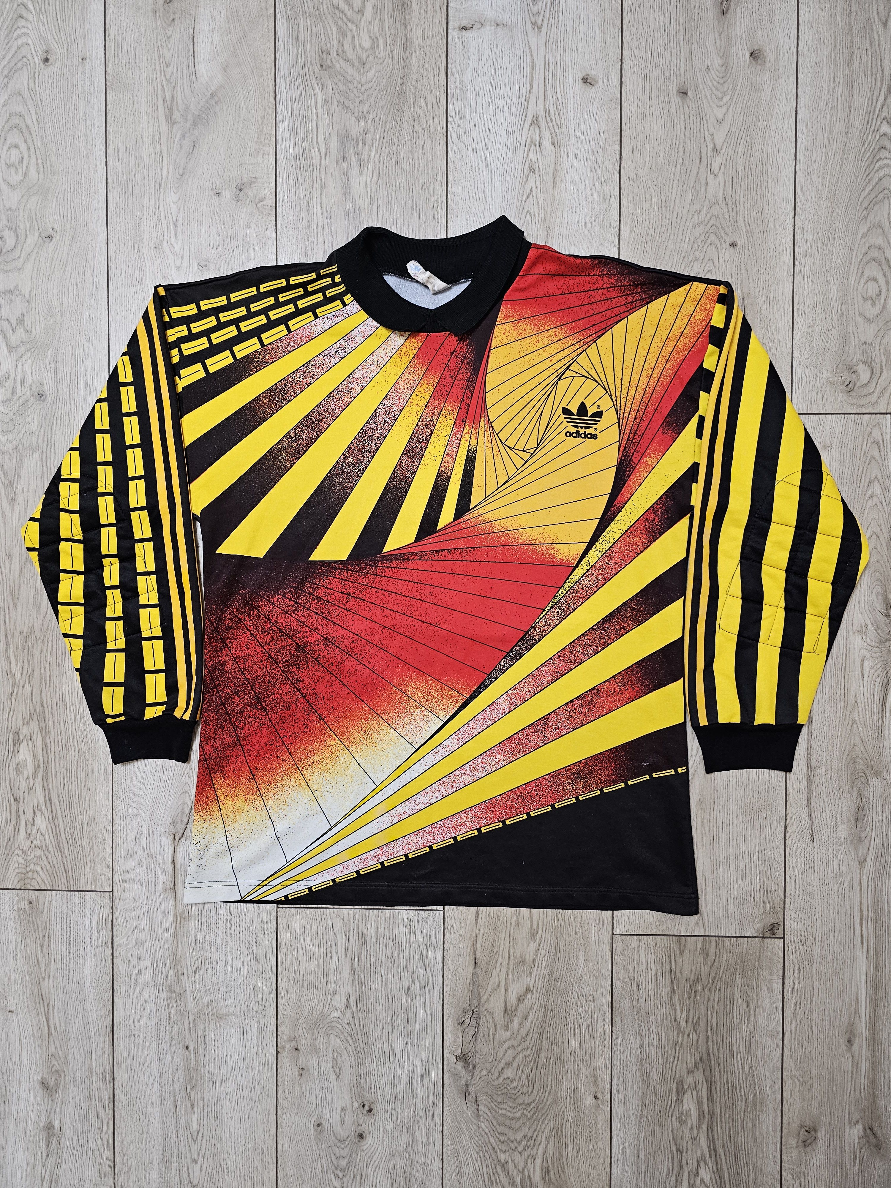 Vintage ADIDAS GOALKEEPER 90s SOCCER JERSEY RETRO FOOTBALL SHIRT Size US L / EU 52-54 / 3 - 1 Thumbnail