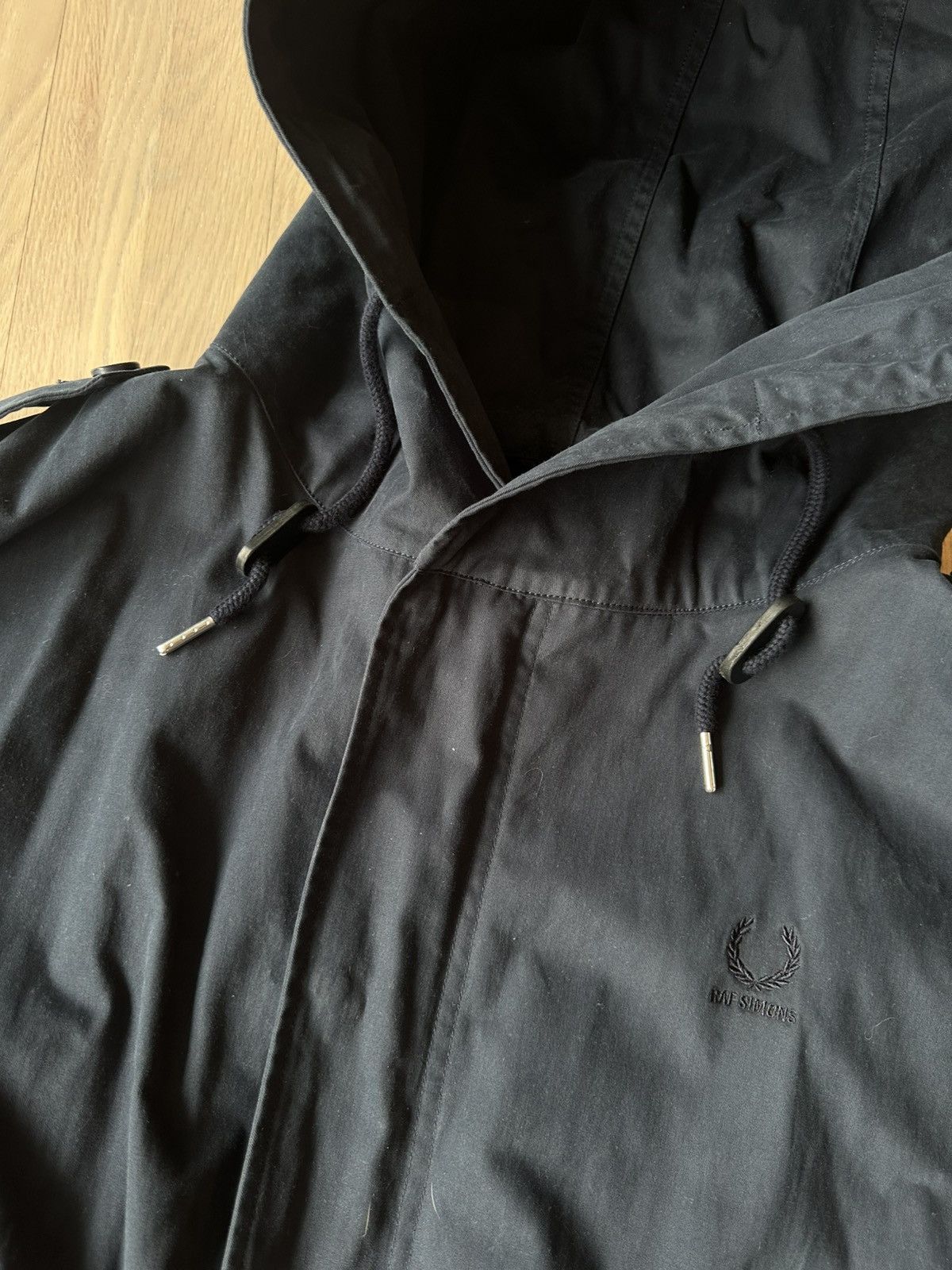 Fred Perry × Raf Simons RAF SIMONS X FRED PERRY PARKAS NAVY Size US XL / EU 56 / 4 - 7 Thumbnail