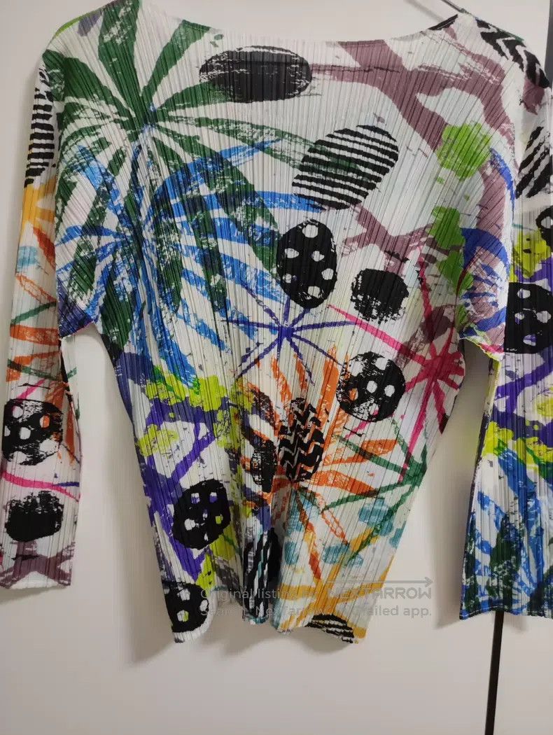 Issey Miyake Issey Miyake Tropical Rainforest Lotus Slice Top Size L / US 10 / IT 46 - 2 Thumbnail