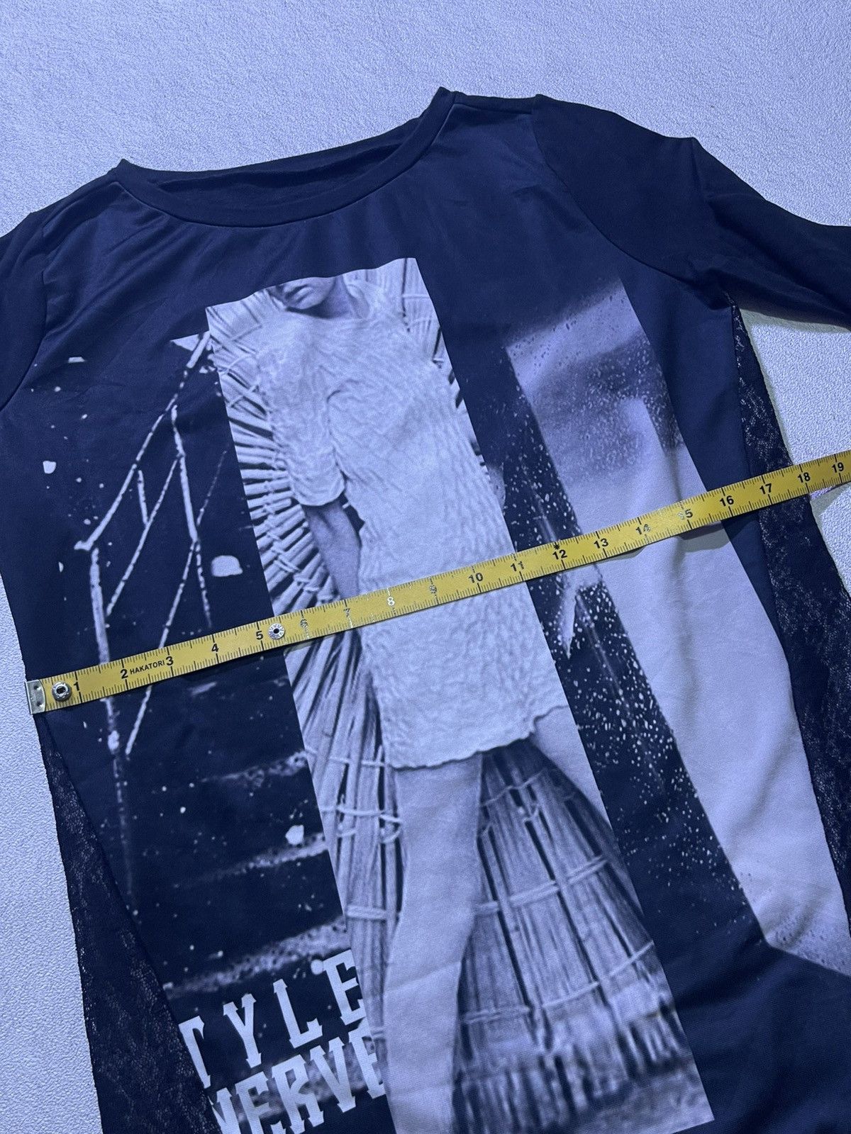 Japanese Brand Women's Y2K long sleeve t-shirt with angel wings Size M / US 6-8 / IT 42-44 - 7 Thumbnail