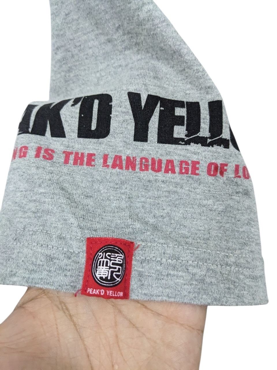 Japanese Brand HYSTERIC GLAMOUR INSPIRED T SHIRT GIRL TATTOO PEAK’D YELLOW Size US S / EU 44-46 / 1 - 6 Thumbnail