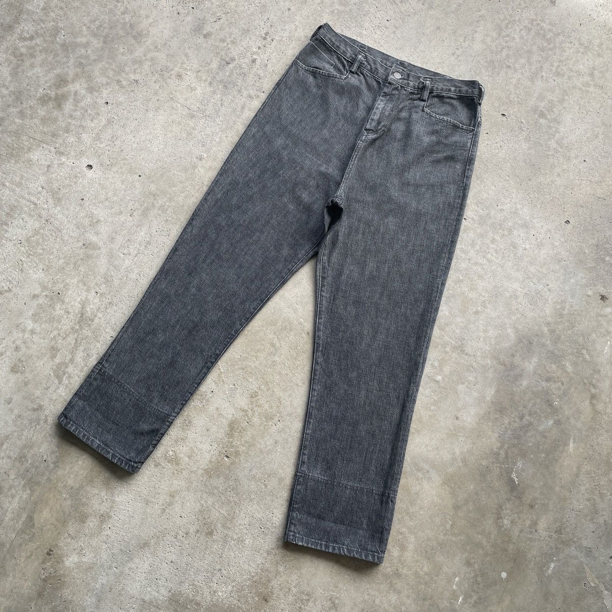 Yohji Yamamoto Vintage Y’S YOHJI YAMAMOTO Jeans Black Faded Denim Pants W30 Size US 30 / EU 46 - 3 Thumbnail