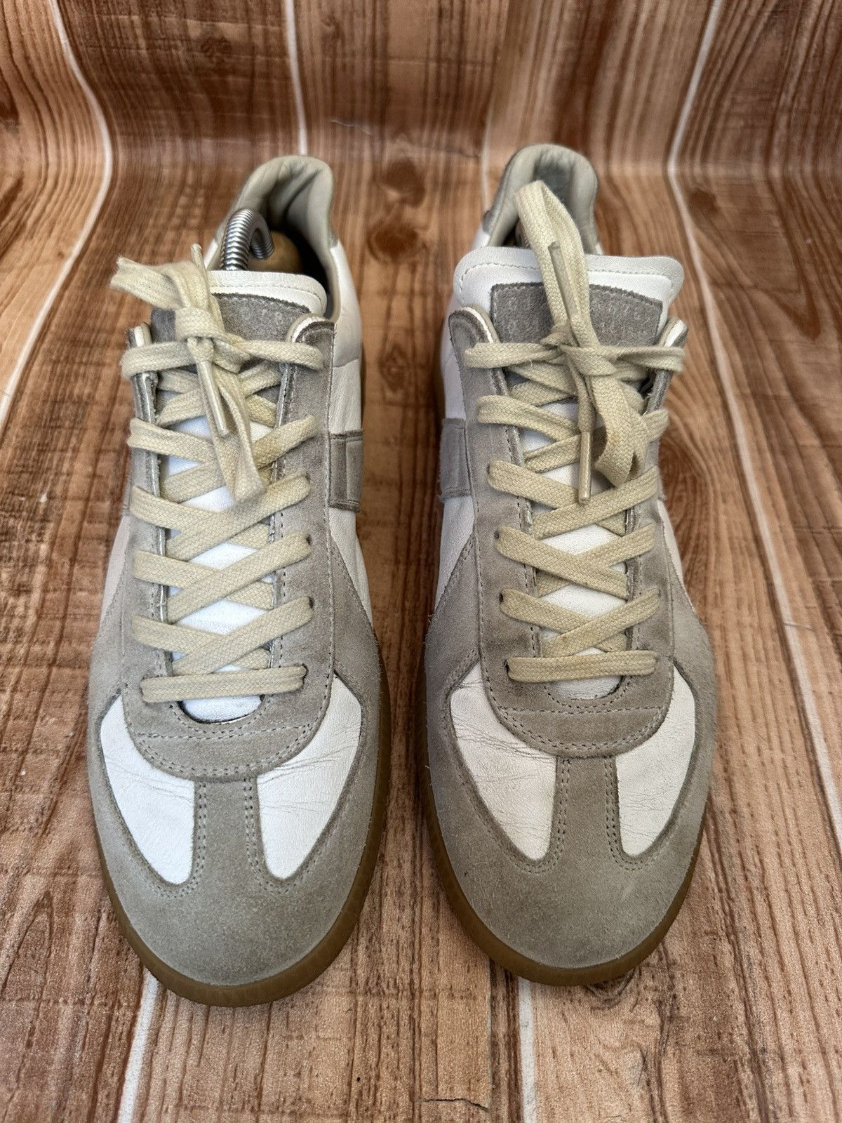 Maison Margiela Maison Margiela Replica GAT Gray/White Low Top Sneakers Size US 7.5 / EU 40-41 - 3 Thumbnail