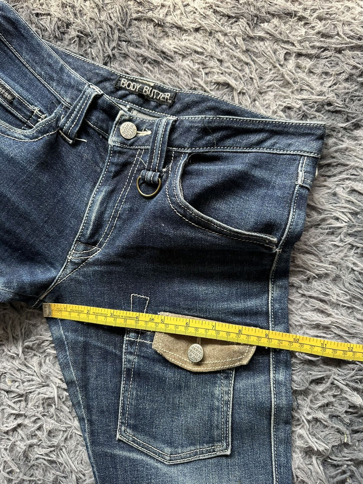 Japanese Brand 1990's Body Butter D-Ring rock denim hysteric stylish Size US 30 / EU 46 - 23 Thumbnail
