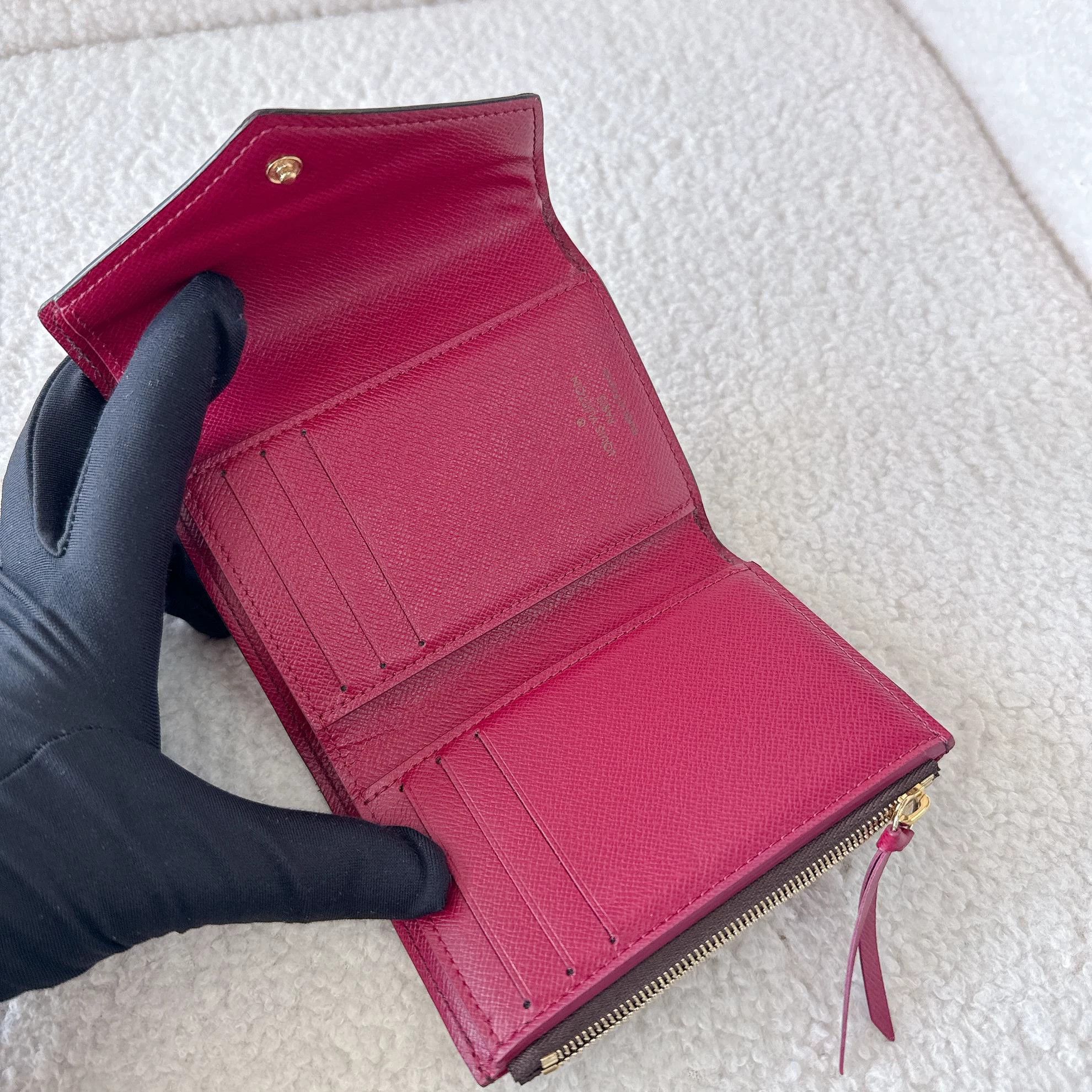 Louis Vuitton LV Victorine Short Wallet Red Bean 1579 Size ONE SIZE - 3 Thumbnail