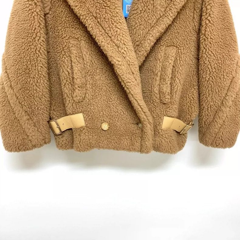 Max Mara Max Mara Camel Short Teddy Jacket Size S / US 4 / IT 40 - 4 Thumbnail
