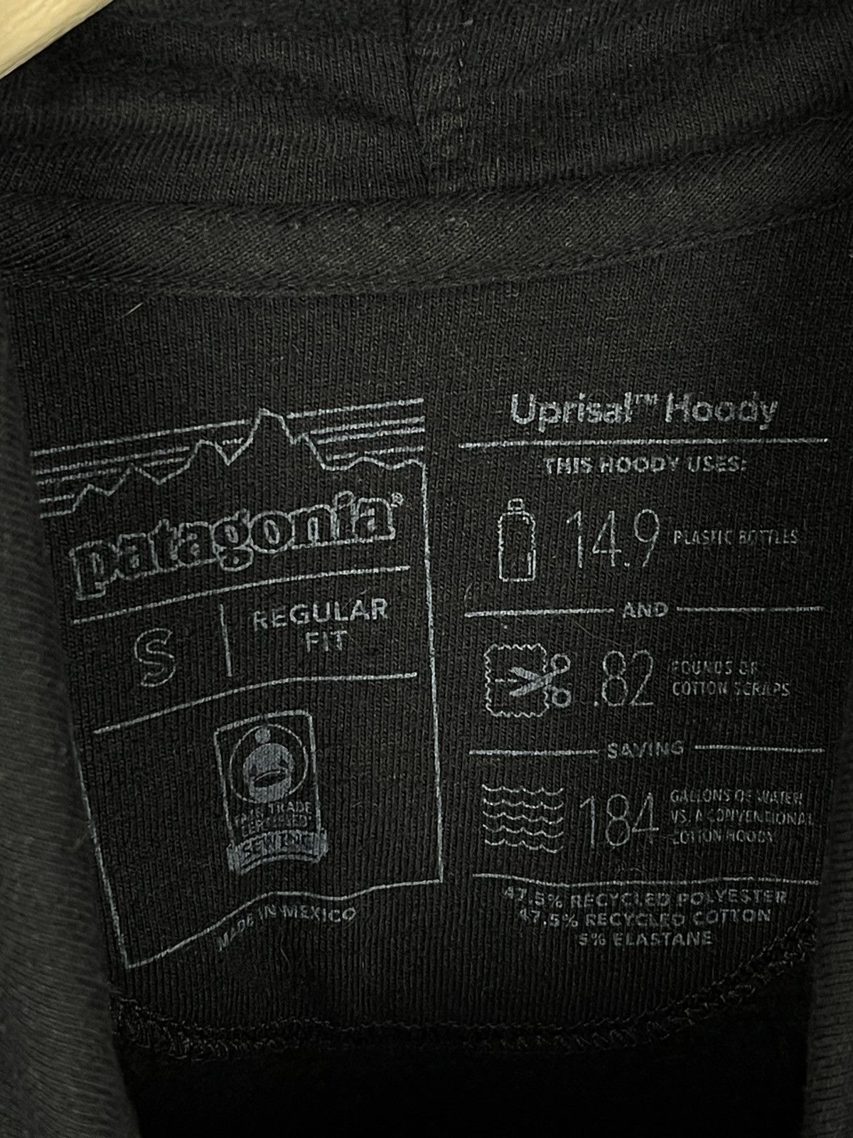 Patagonia Patagonia Black Organic Cotton Hoodie Men’s Size Small Size US S / EU 44-46 / 1 - 7 Thumbnail