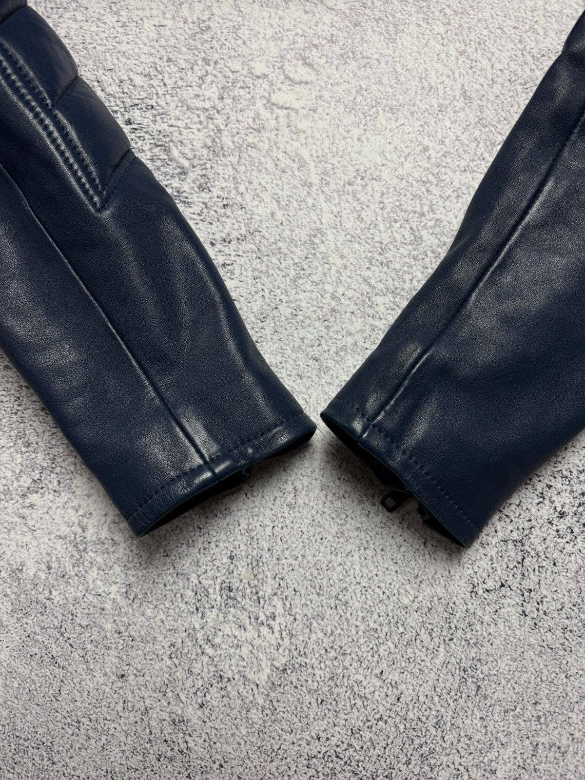 Genuine Leather Vintage IXS Echtes Leder Leather Jacket Moto Racing Style Size US S / EU 44-46 / 1 - 13 Thumbnail