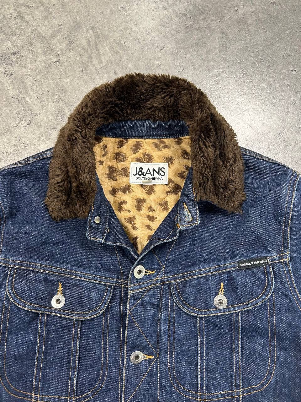 Dolce & Gabbana Dolce & Gabbana Rebel Denim Jacket Genuine Fur Rock-n-Roll Size US S / EU 44-46 / 1 - 10 Thumbnail
