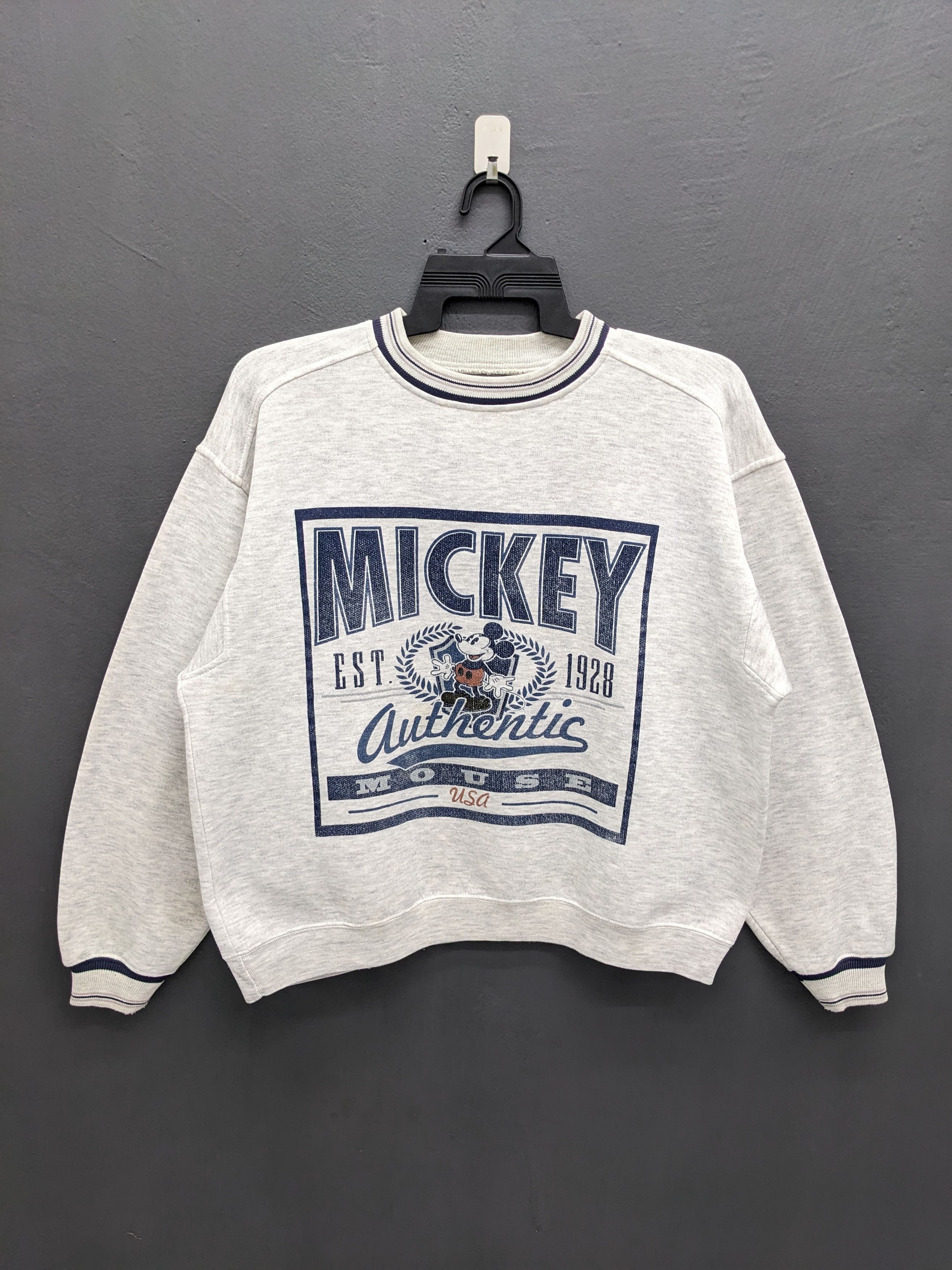 Disney Vintage Mickey Mouse USA Disney Streetwear Sweatshirt Size US M / EU 48-50 / 2 - 2 Thumbnail