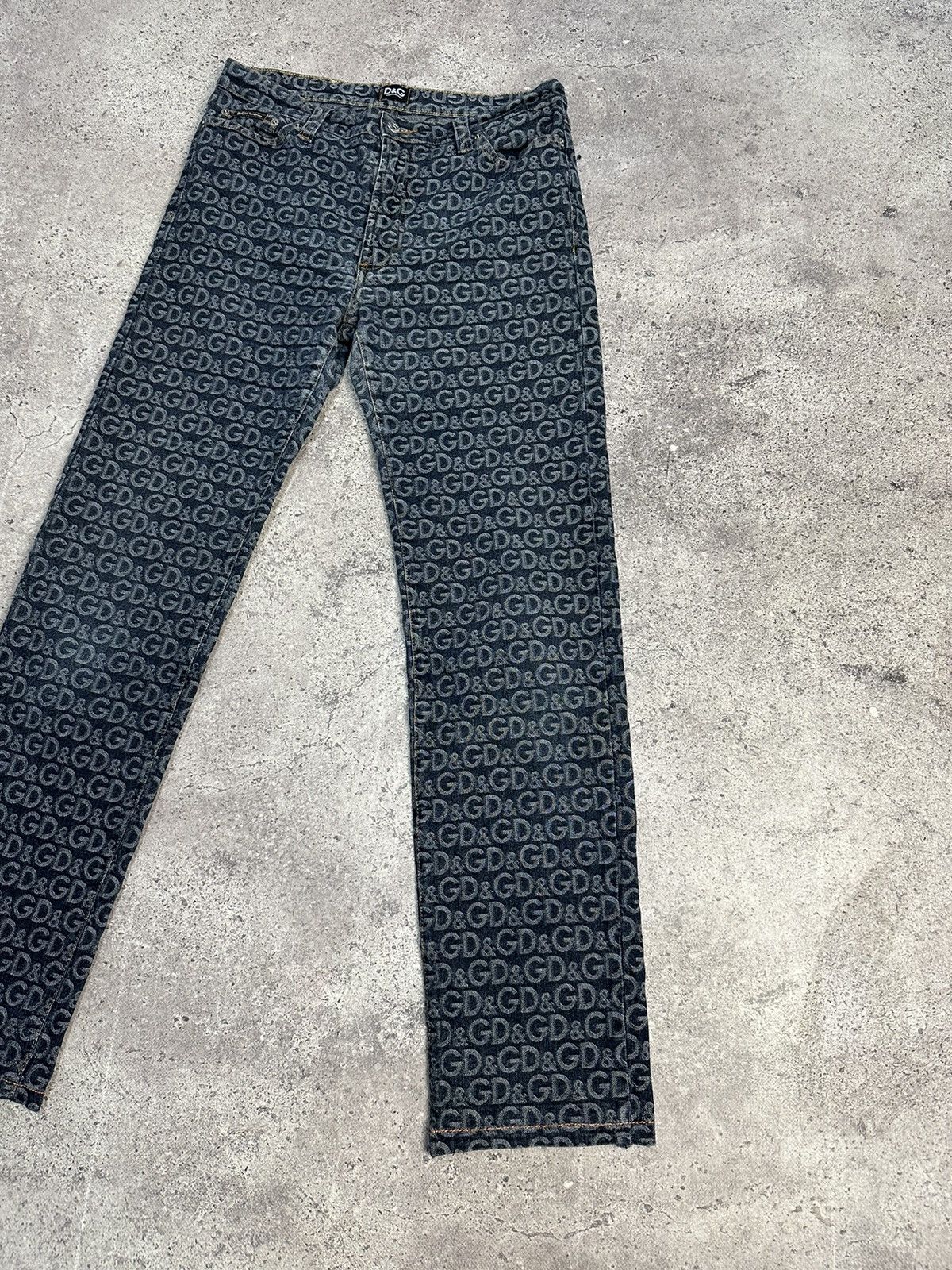 Dolce & Gabbana Vintage Dolce & Gabbana Monogram D&G Denim Pants Jeans Y2K Size US 32 / EU 48 - 3 Thumbnail