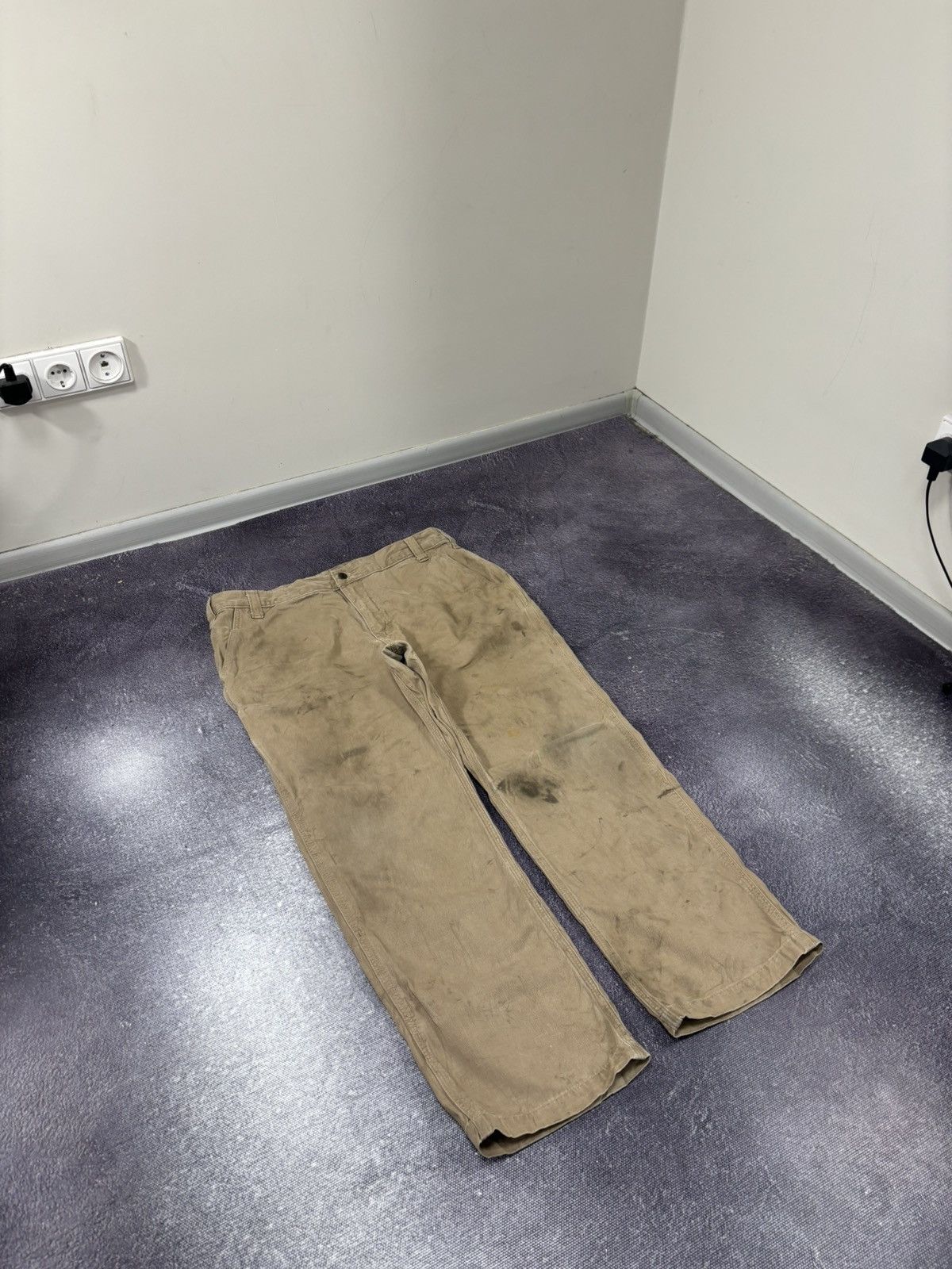 Carhartt Vintage Carhartt Y2K Distressed Skate Baggy Chino Pants Size US 38 / EU 54 - 8 Thumbnail