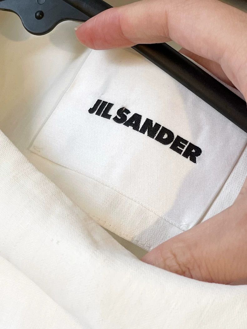 Jil Sander Jil Sander Linen wide top Size XXS / US 00 / IT 34 - 8 Thumbnail