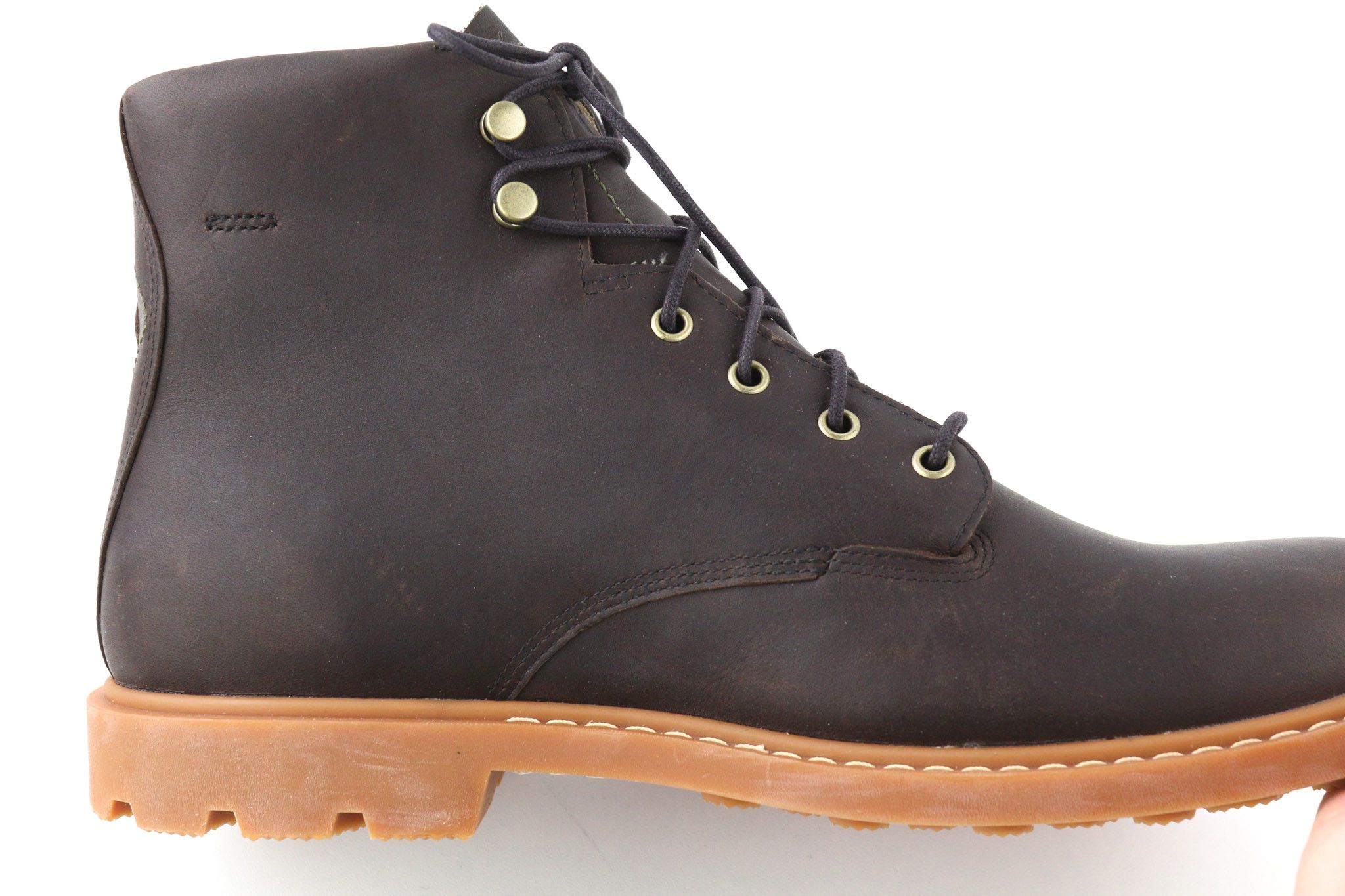 Timberland AFHP-A5050 EU43.5 Dark Brown Leather High Top Shoes 80566 Size US 10.5 / EU 43-44 - 14 Thumbnail