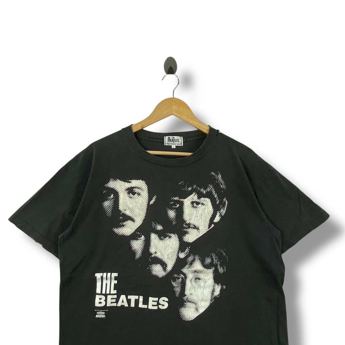 Band Tees × Vintage Vintage 90's THE BEATLES Band Concert Tour Tee Shirt Size US L / EU 52-54 / 3 - 2 Thumbnail