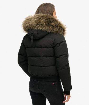 Superdry c. 2018/19 Superdry Everest Hooded Puffer Bomber Jacket Size M / US 6-8 / IT 42-44 - 4 Thumbnail